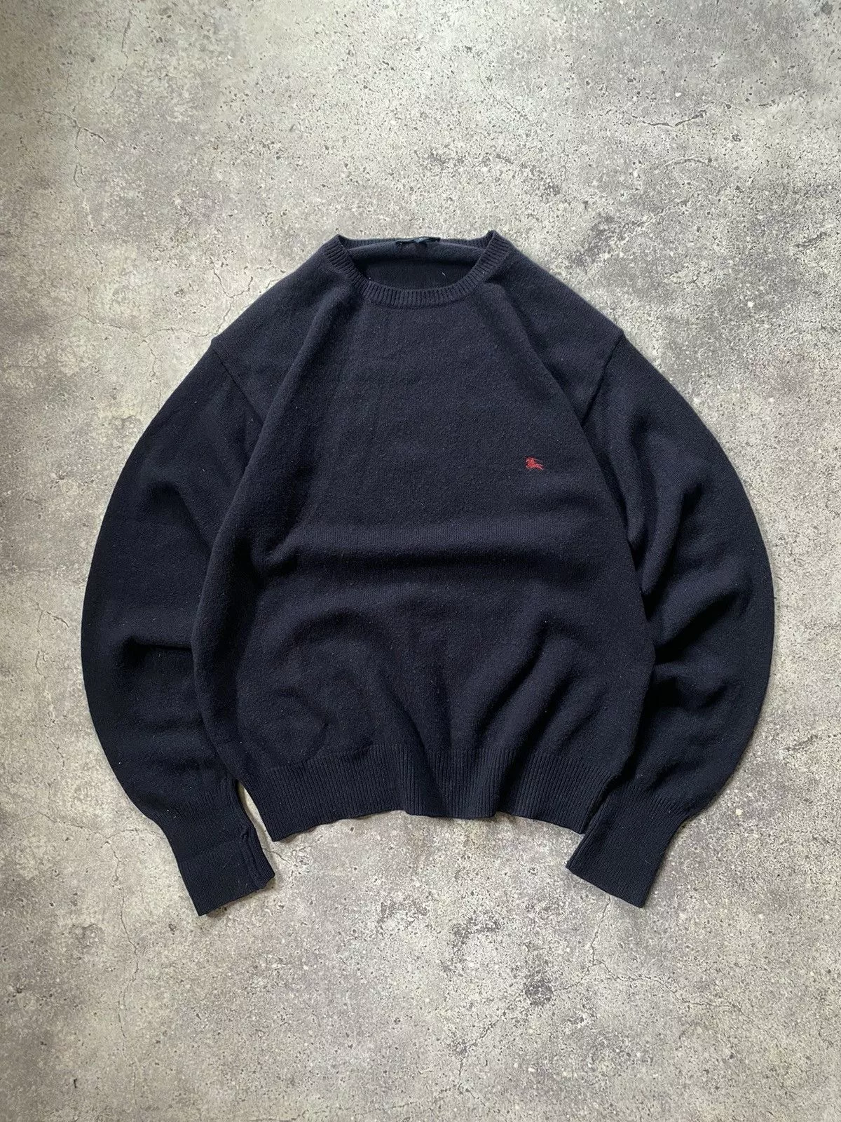 Burberry Sweaters Knitwear Burberry × Vintage Vintage Burberry London Wool Sweater Blue Luxury