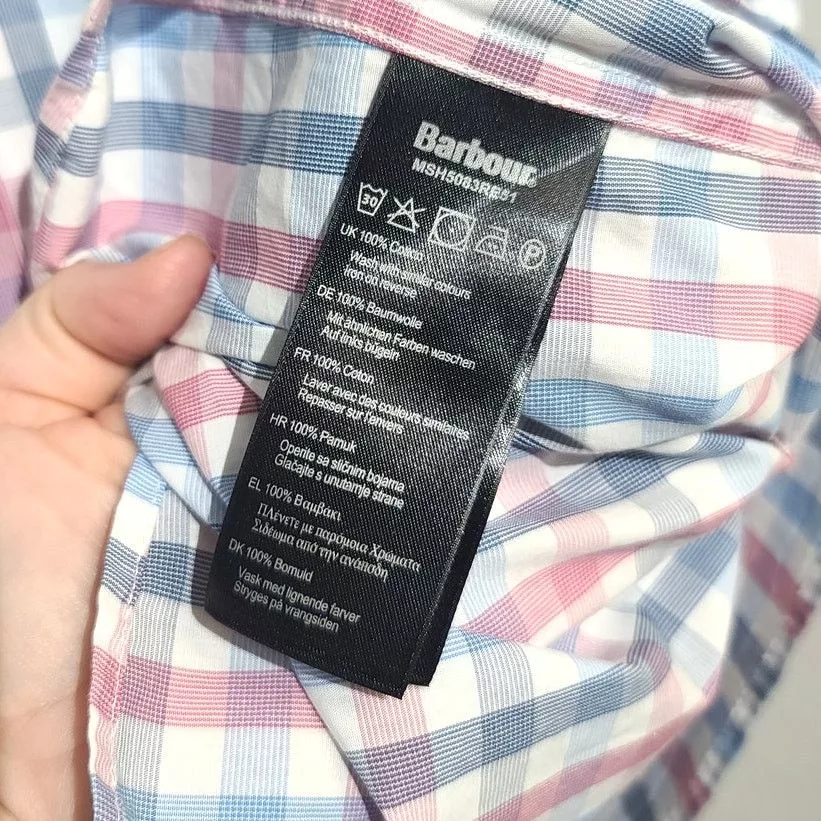 Barbour Shirts Button Ups Barbour Longstone Short Sleeve Tailored NWT White