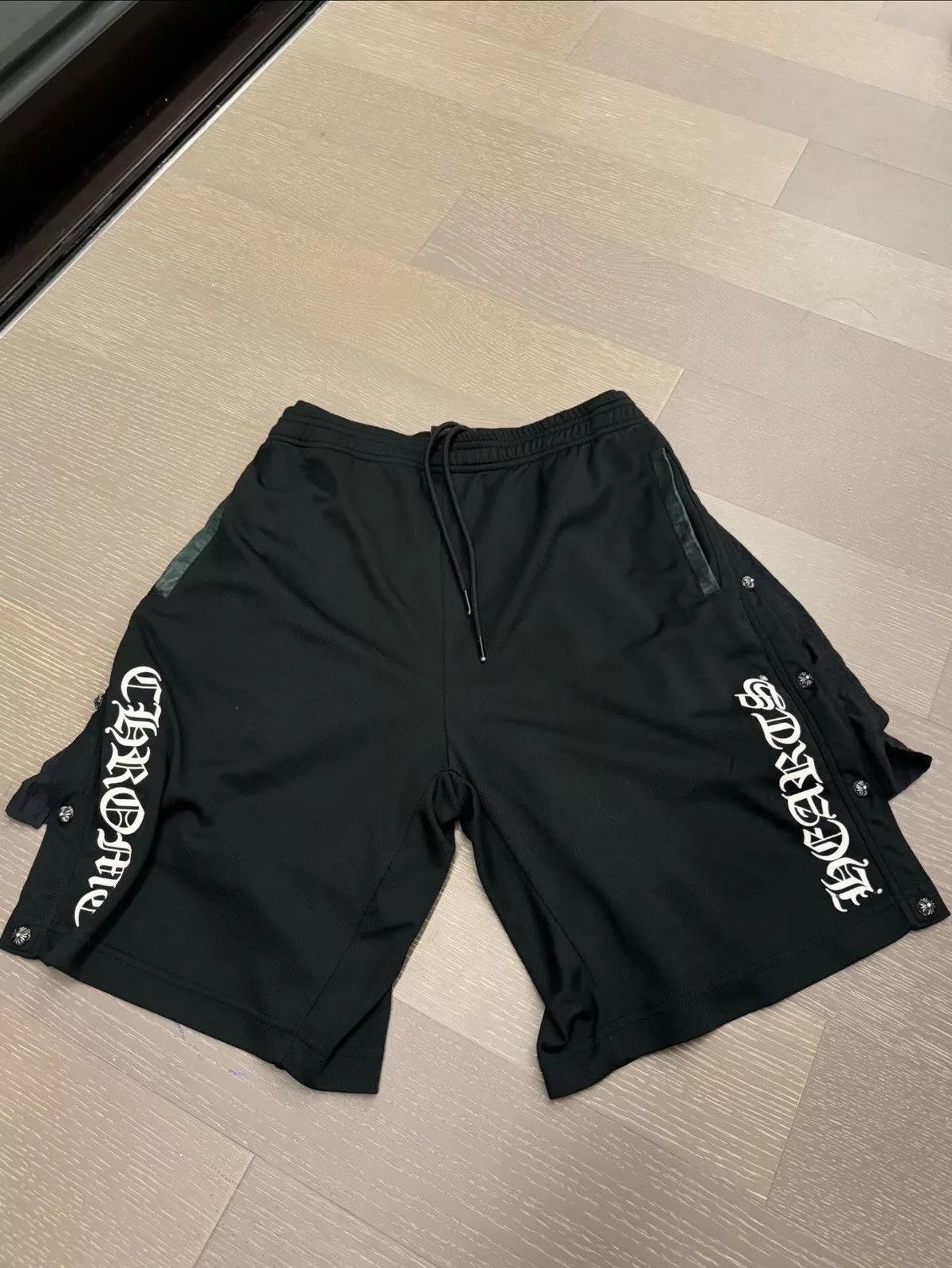 Chrome Hearts Shorts Chrome hearts tennis shorts Black