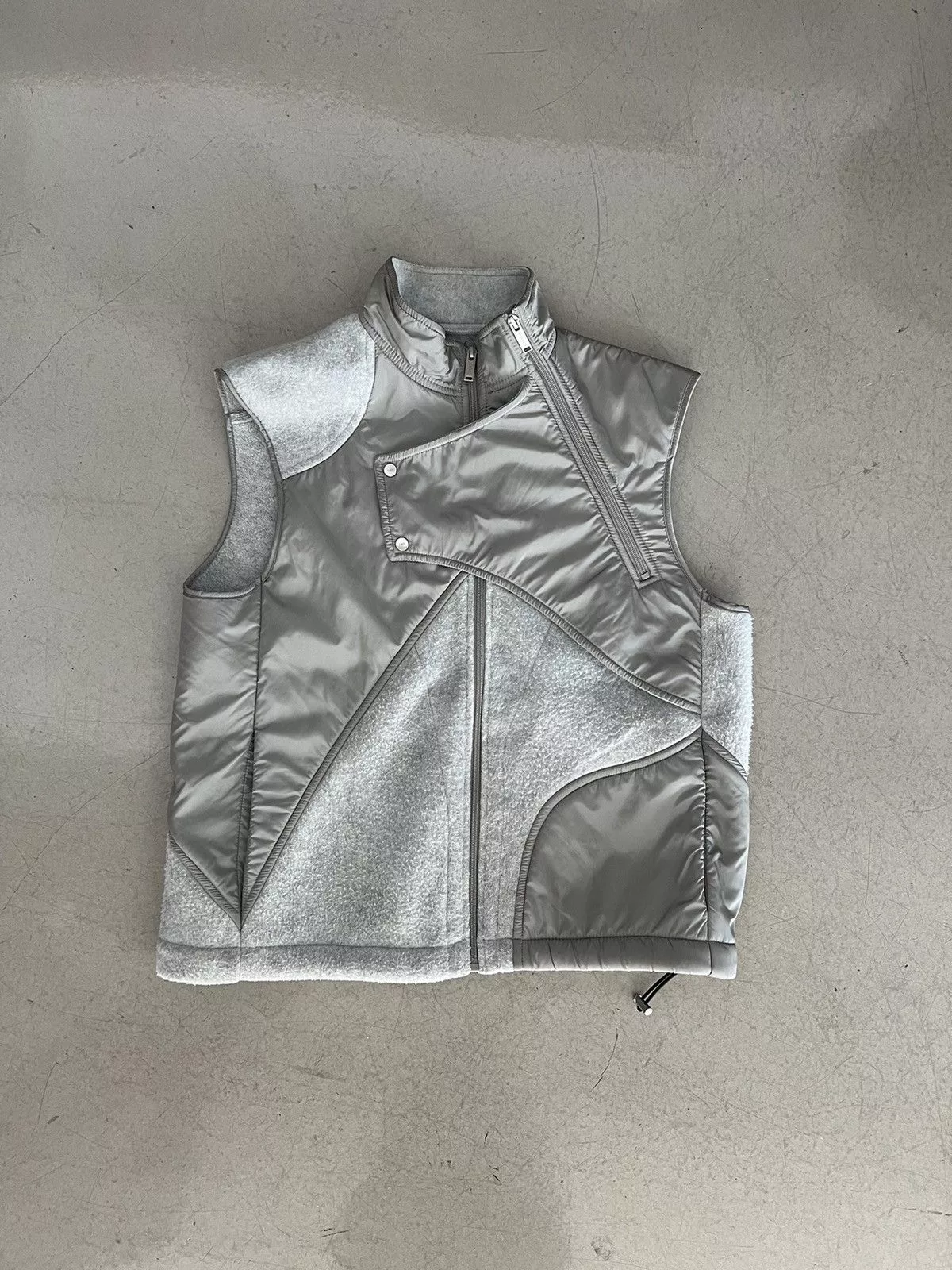Heliot Emil Vests Heliot Emil Side Zip Vest Gray