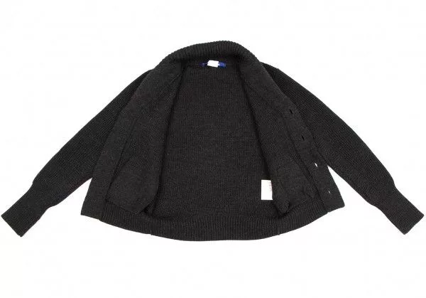 Junya Watanabe Light Jackets Junya Watanabe Jacket Elbow Patch Wool Knit Black