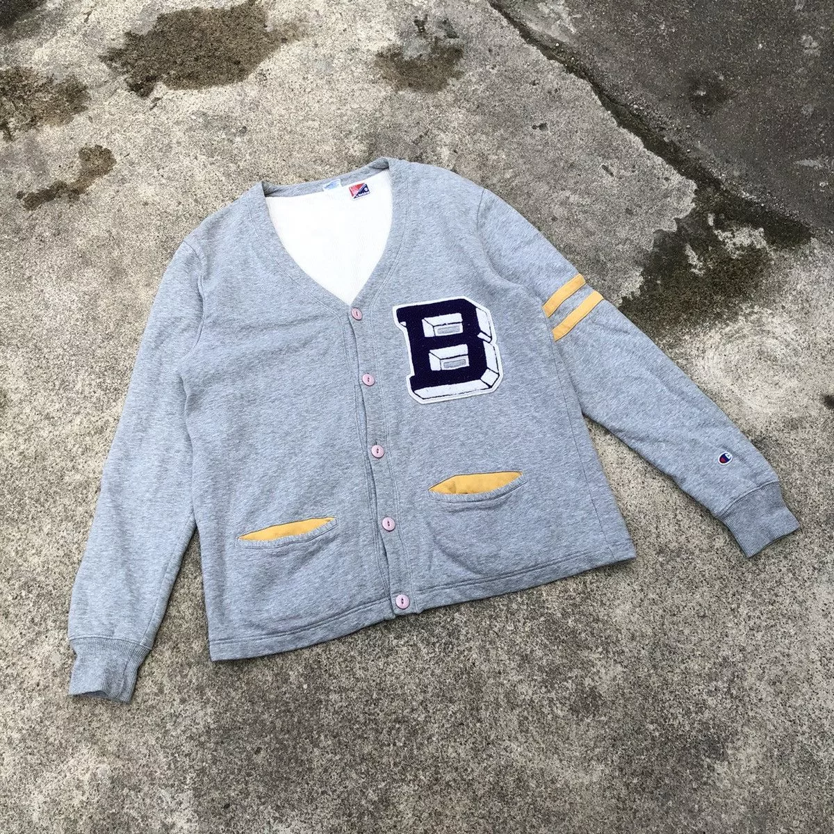 Champion Jackets Champion × Vintage 🔥Rare🔥Vintage Champion The Backdrop Women Cardigans Gray Streetwear