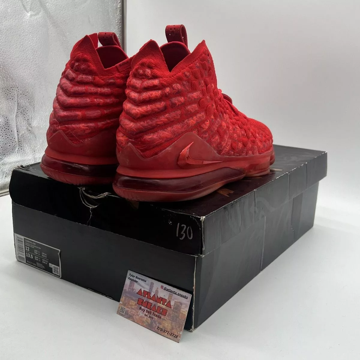 Nike Hi Top Sneakers Nike Lebron 17 red carpet
