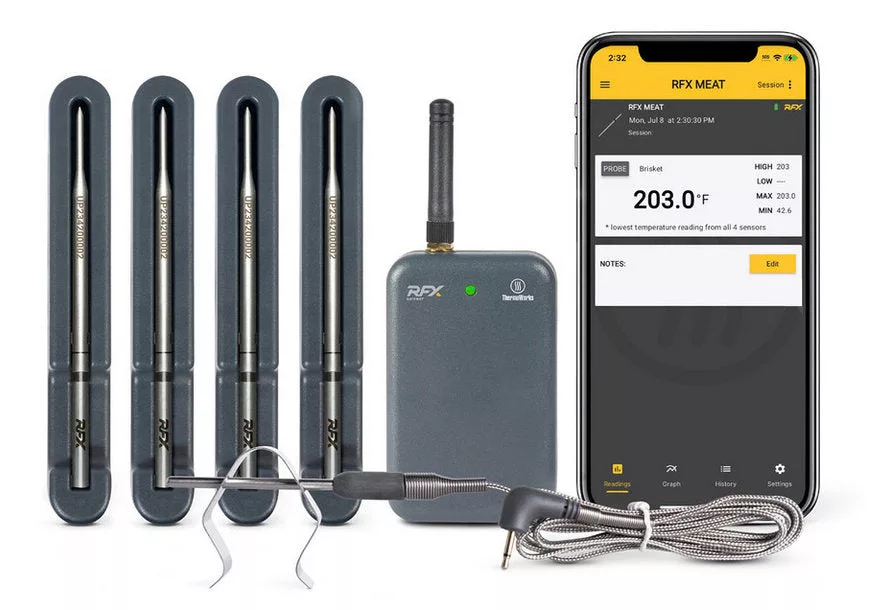 RFX MEAT/GATEWAY Starter Kit, includes 4 probes