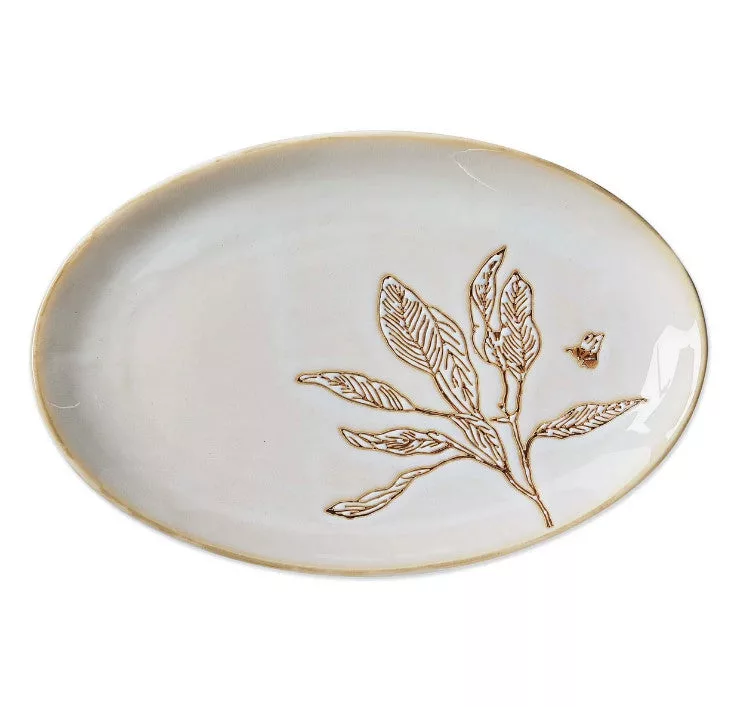Lavender & Honey Oval Platter Large