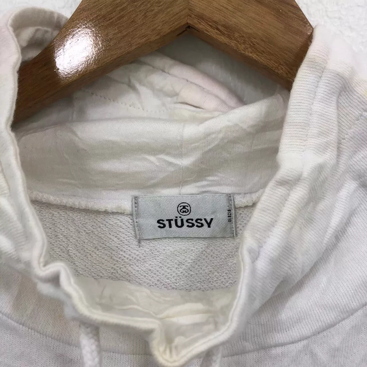 Stussy Sweaters Stussy sweater crop BN White