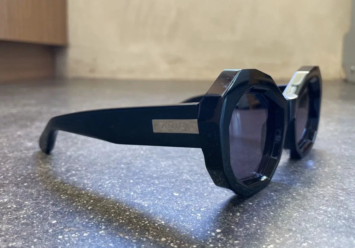 Amiri Sunglasses AMIRI Honeycomb sunglasses RUNWAY samples Black