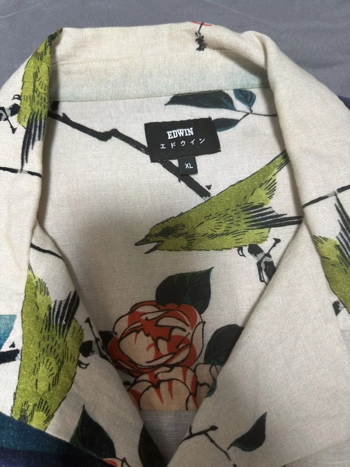 Edwin Shirts Button Ups Edwin Hiroshige Shirt White