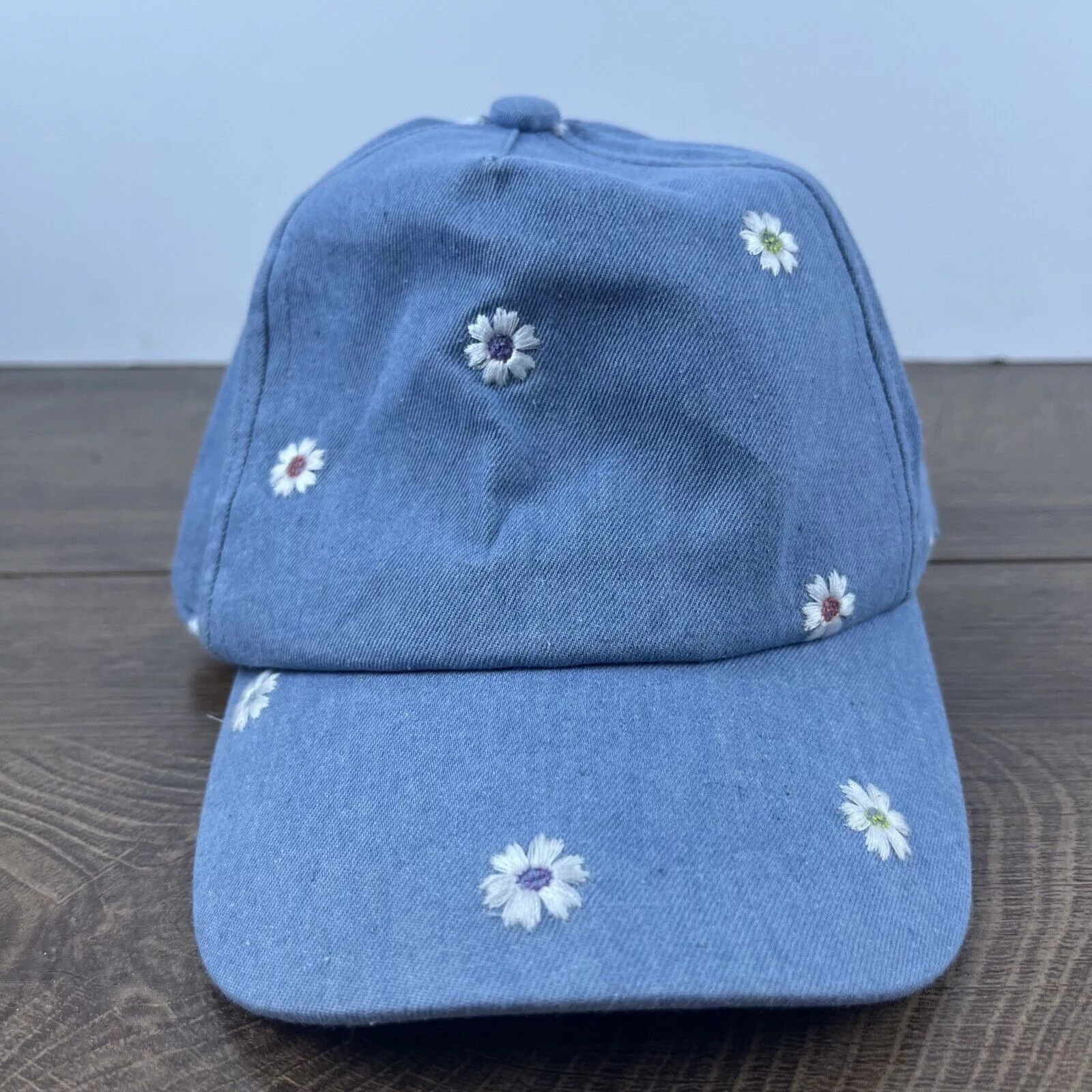 Other Hats Other Daisy Hat Daisys Flower Hat Blue Hat Adjustable Blue Adult S