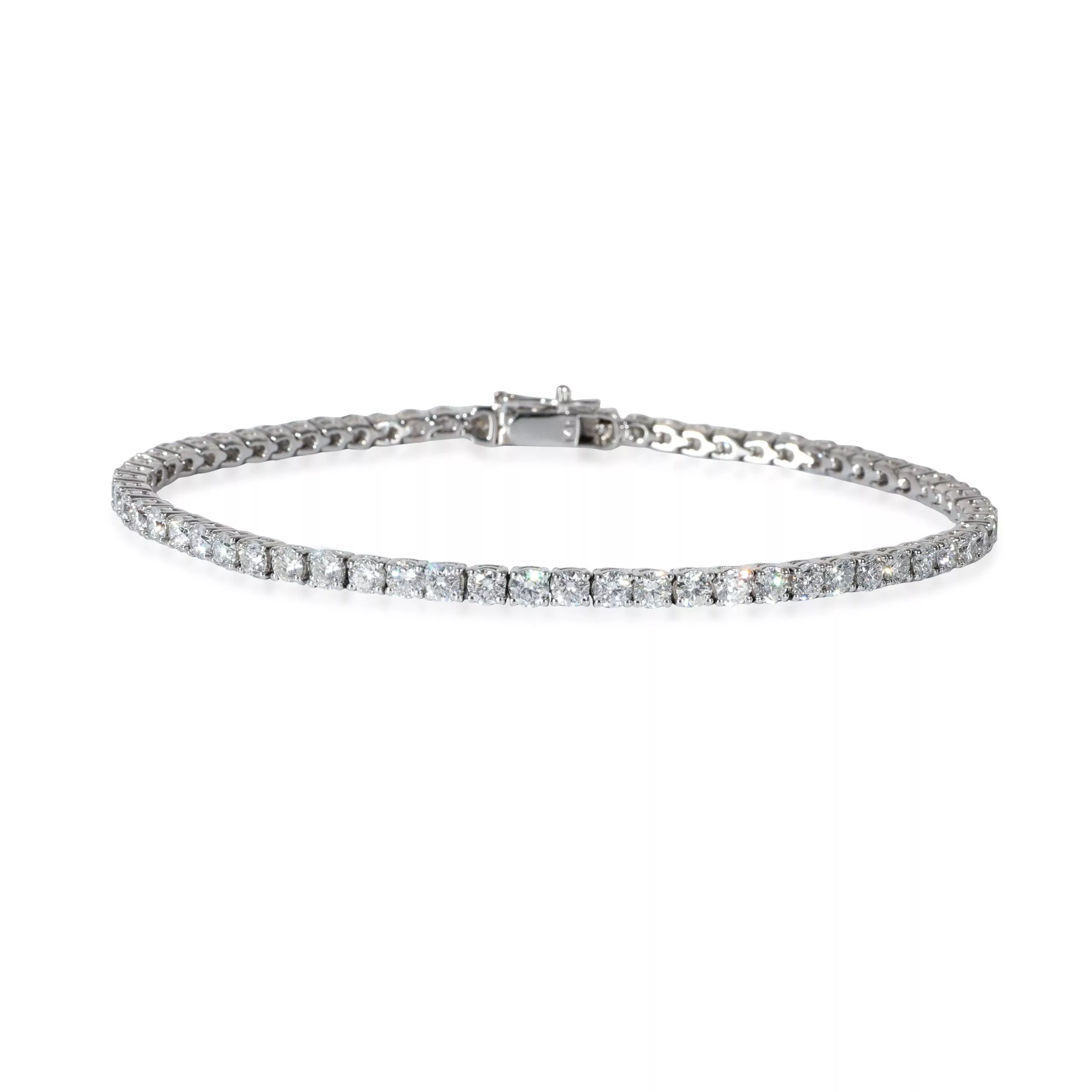 Tiffany & Co. Rings Tiffany & Co. Diamond Tennis Bracelet in 14k White Gold 4.22 CTW
