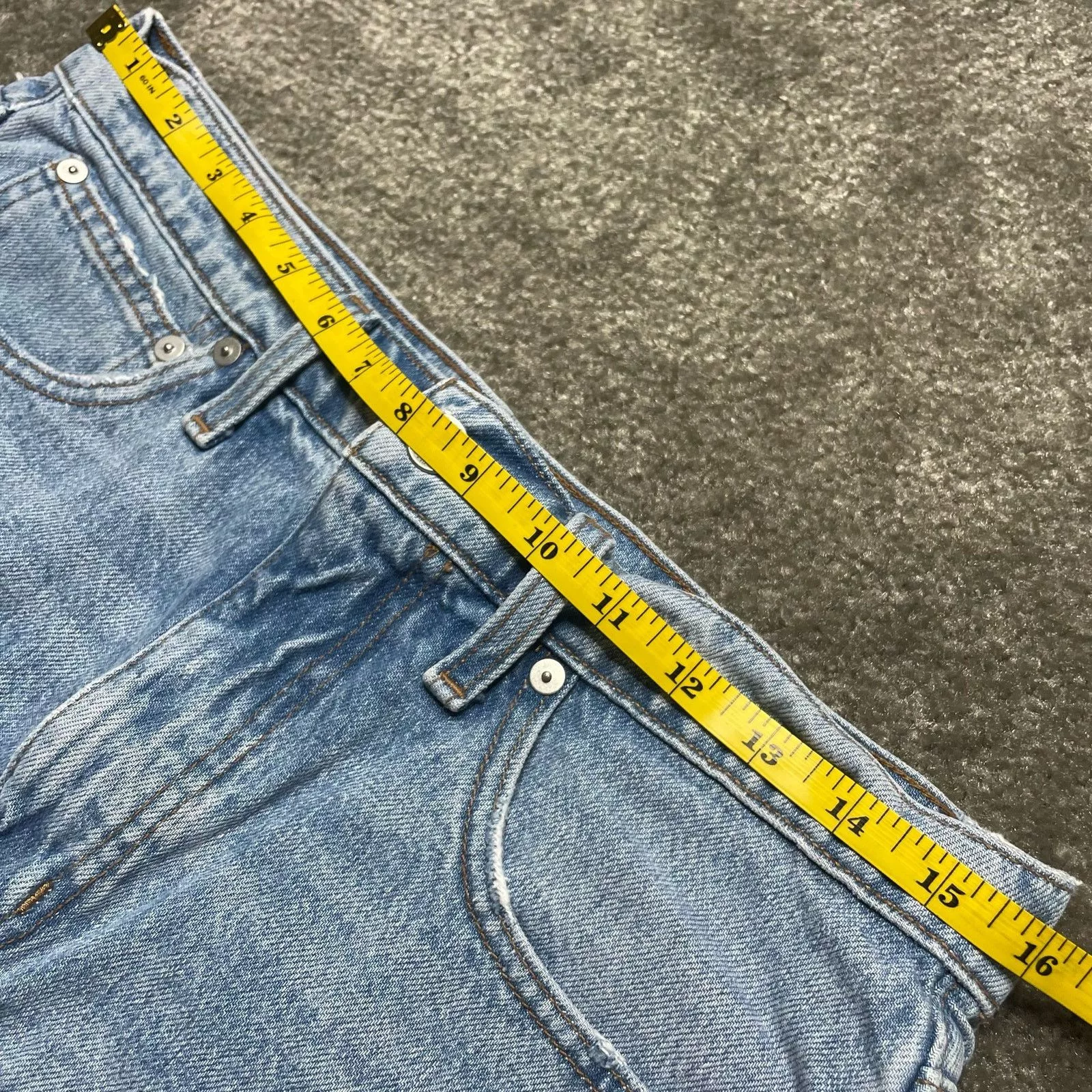 Madewell Shorts Madewell Relaxed Denim Shorts Blue