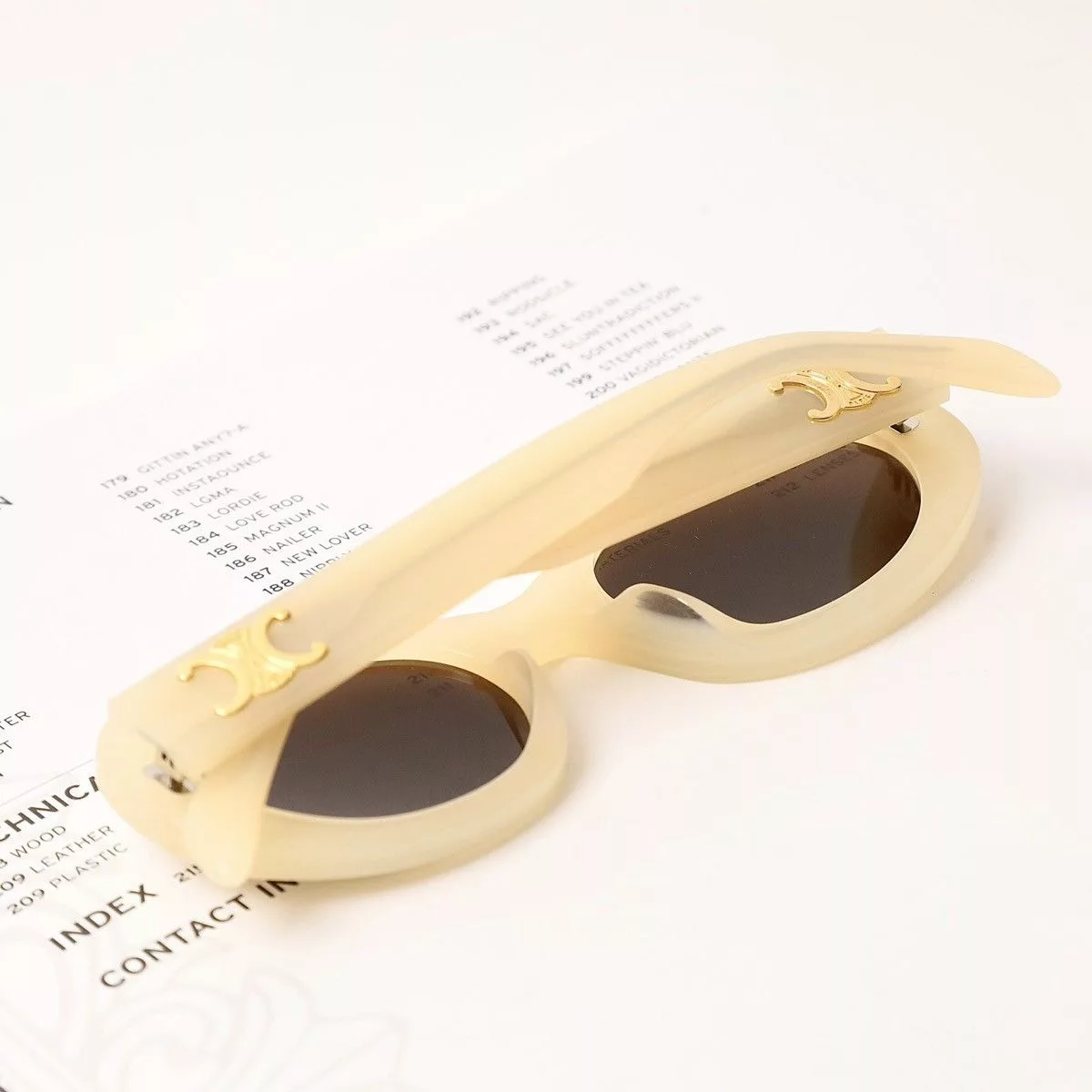 Celine Sunglasses CELINE CL40194U SUNGLASSES Beige