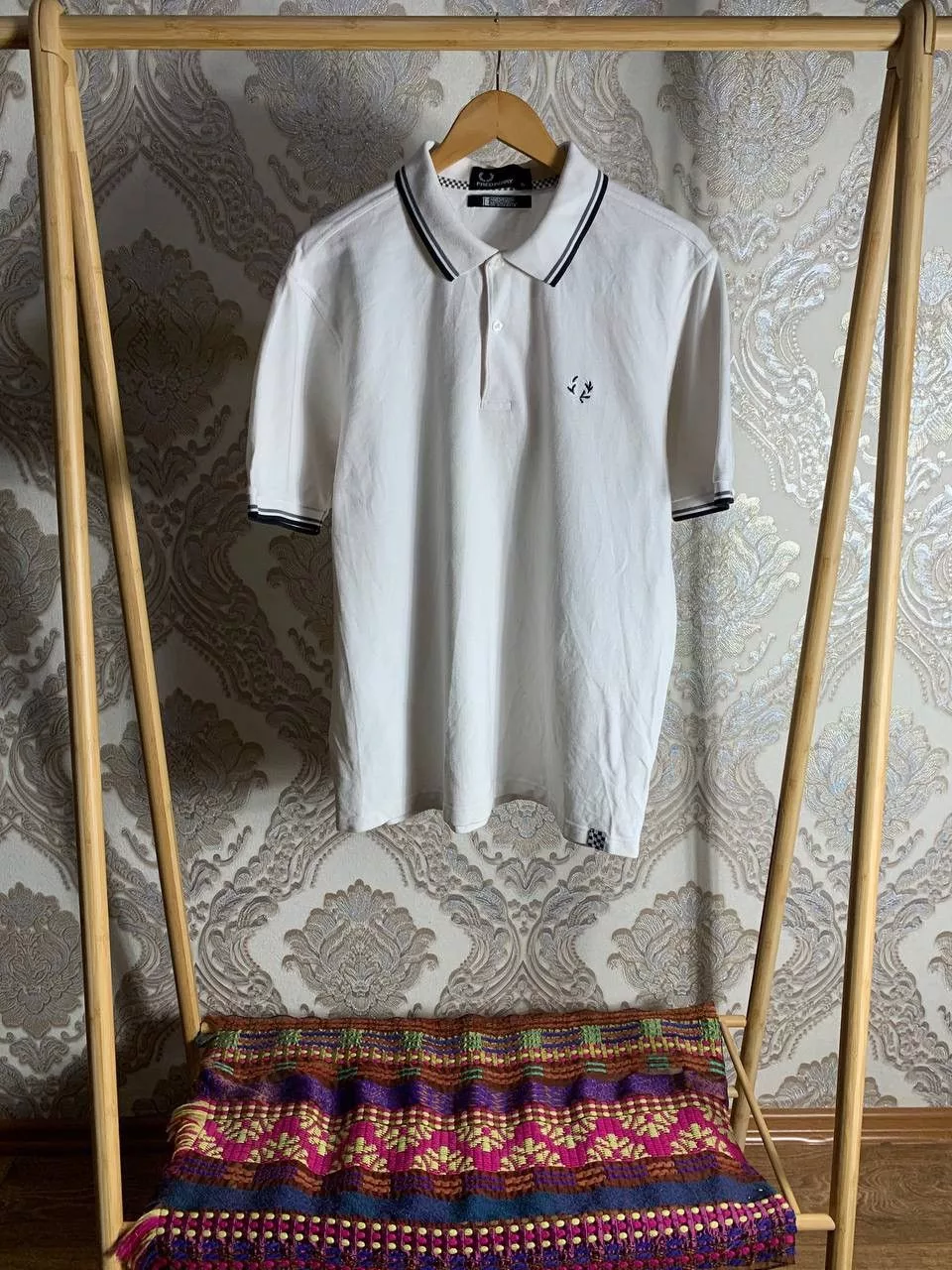 Fred Perry Polos Fred Perry × Vintage VERY RARE FRED PERRY POLO THE SPECIALS JAPAN STYLE Y2K 90s White Streetwear