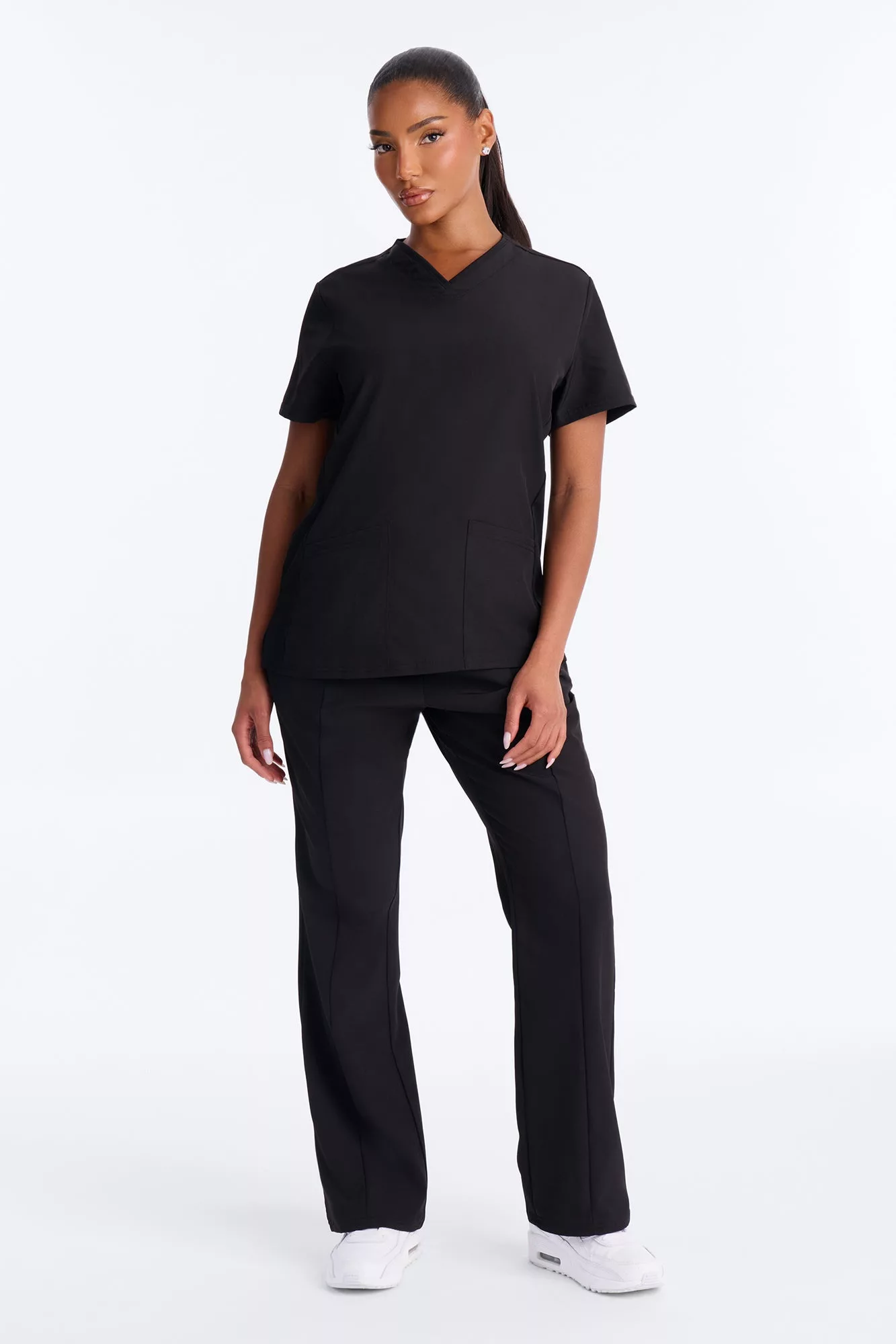 Doctor's Note Uniform Scrub Pant Set - Black
