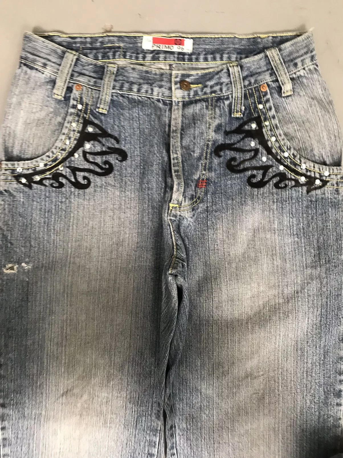 Vintage Denim Vintage pime 96 embroidered denim Blue