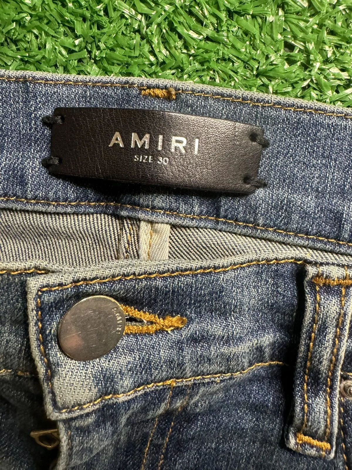 Amiri Denim Amiri MX1 Blue