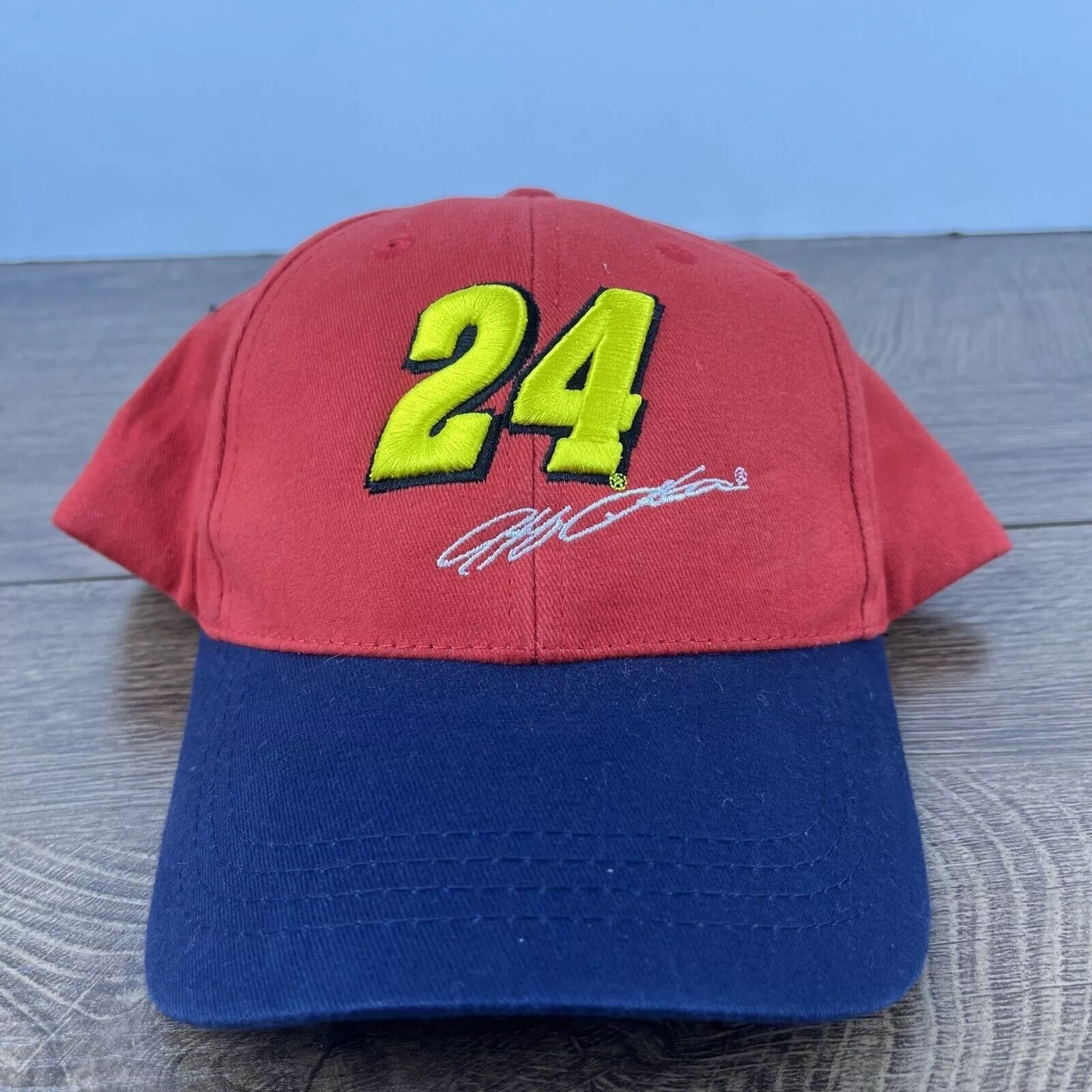 Other Hats Other Jeff Gordon 24 Hat NASCAR Racing Hat Red Hat Adjustable Red