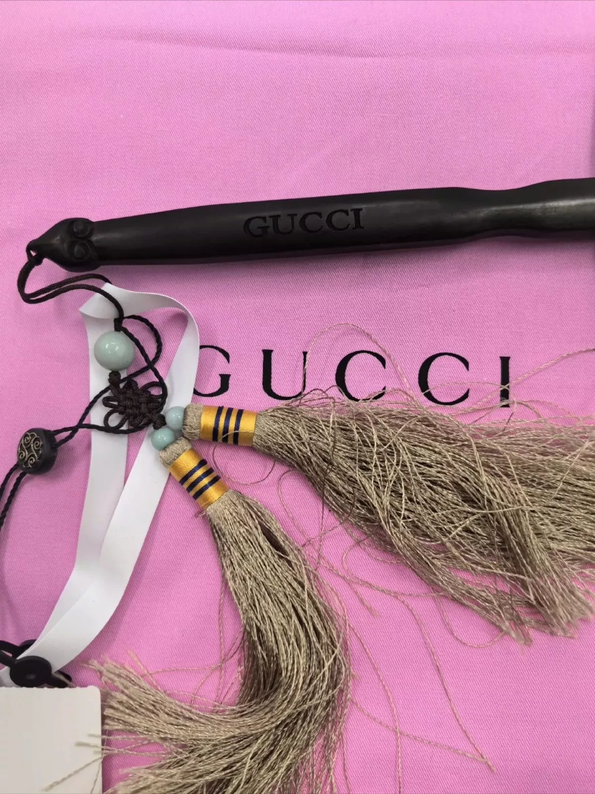Gucci Miscellaneous Gucci runway fan Beige