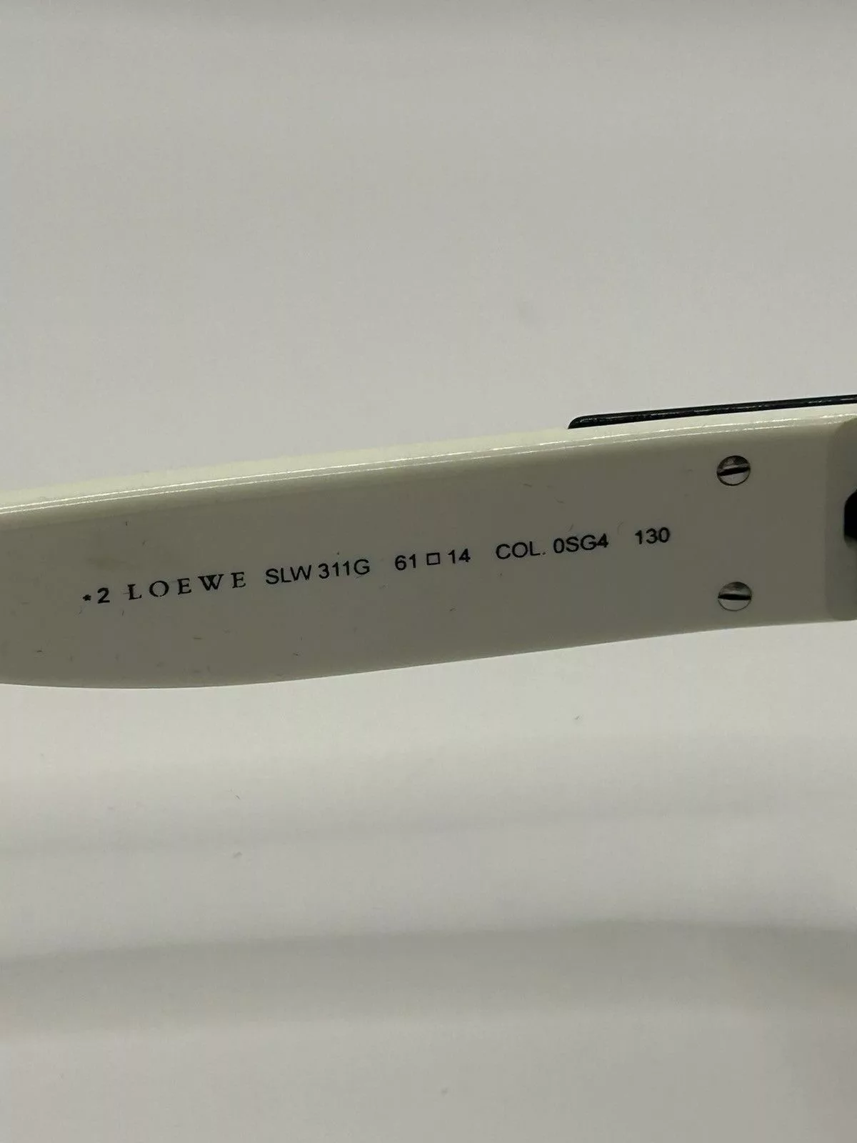 Loewe Sunglasses SLW311G White