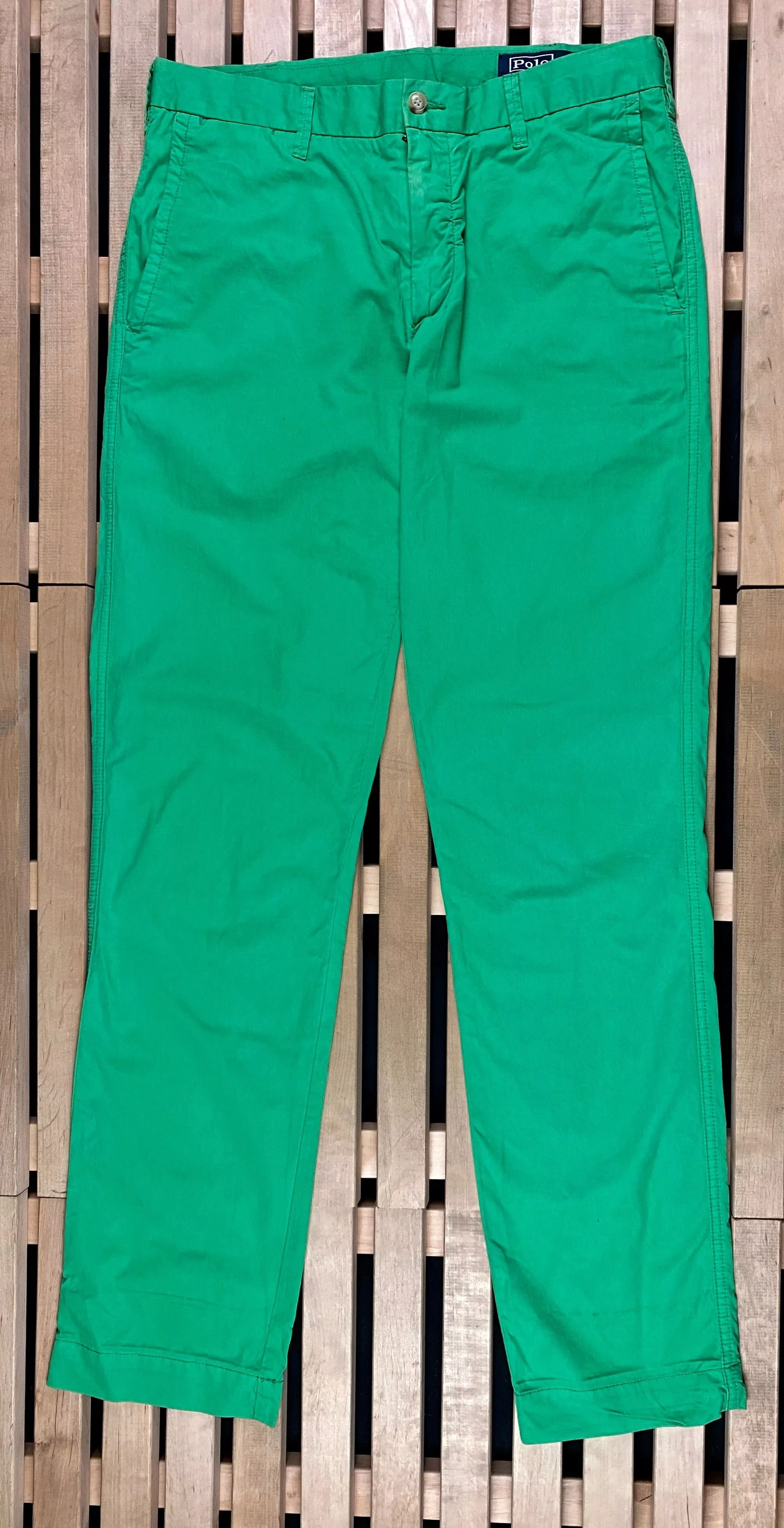 Polo Ralph Lauren Casual Pants Polo Ralph Lauren × Ralph Lauren × Vintage Mens Pants Chinos Polo Ralph Lauren Vintage 31 Green