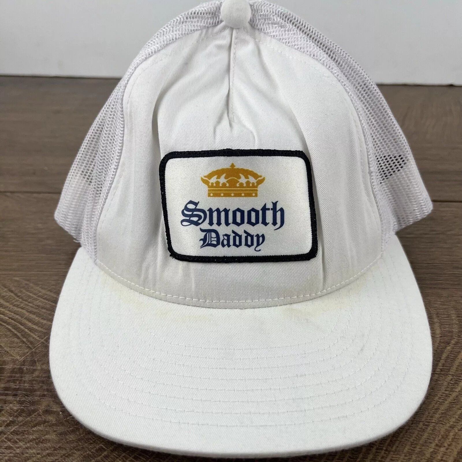 Other Hats Other Smooth Daddy Hat Corona Snapback Hat White Adjustable Hat Ad Vintage