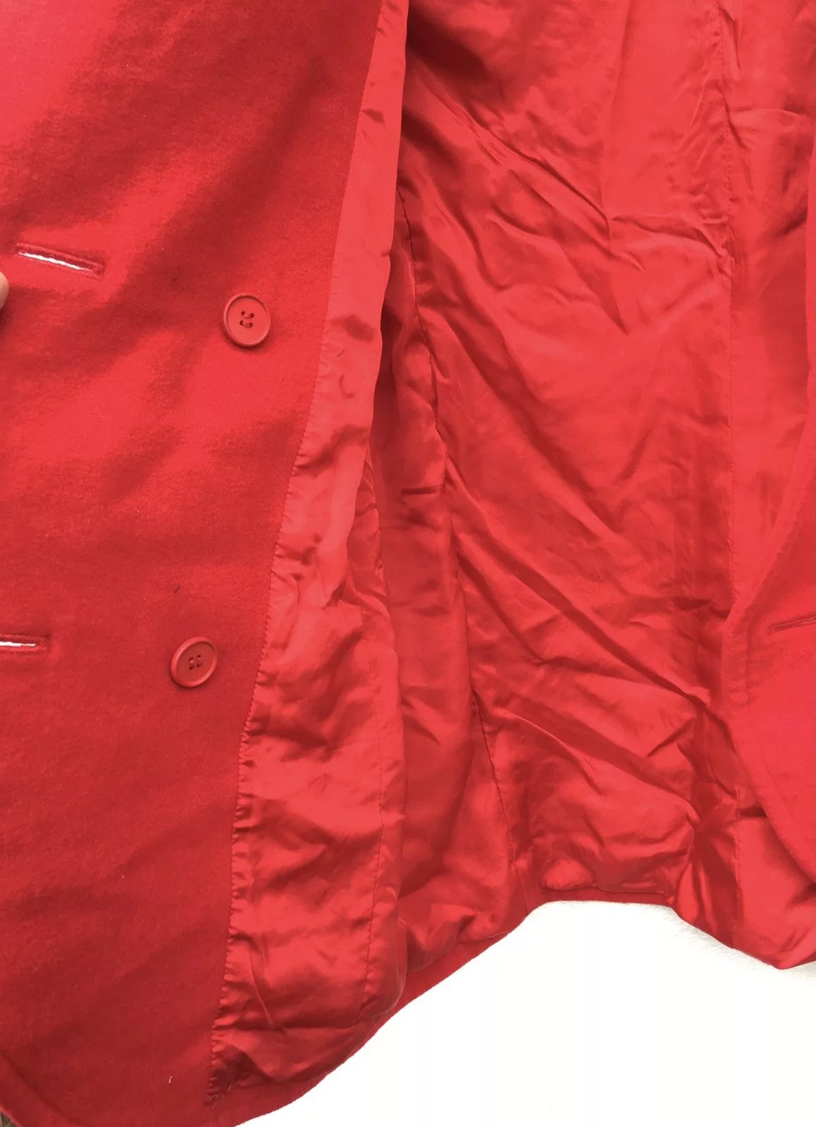 Givenchy Light Jackets Givenchy Life Double Breasted Suede Jacket Red