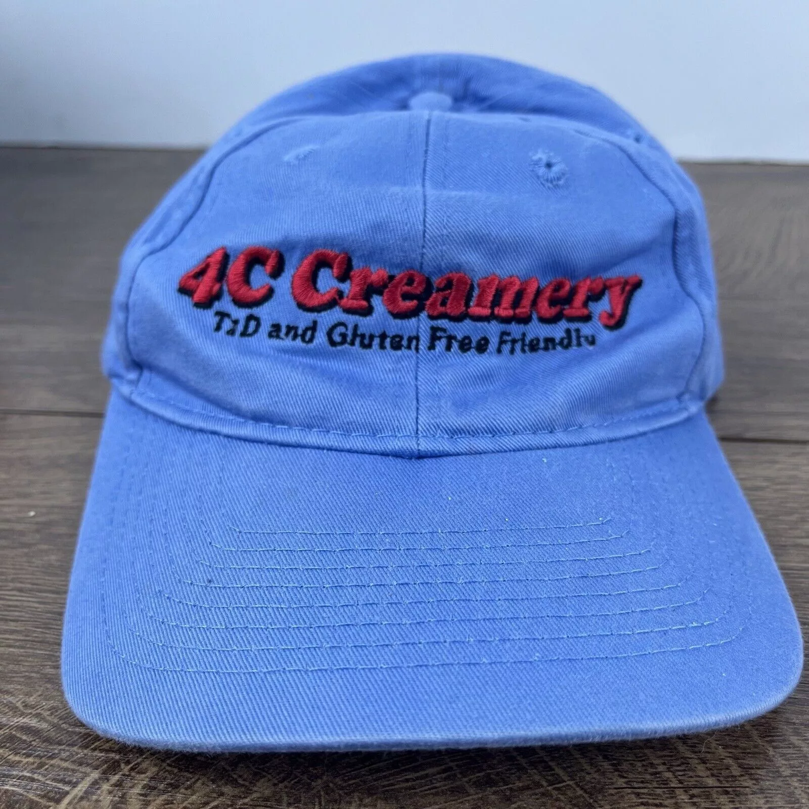 Other Hats Other 4C Creamery Hat Blue Adjustable Hat Blue Adult Size Hat