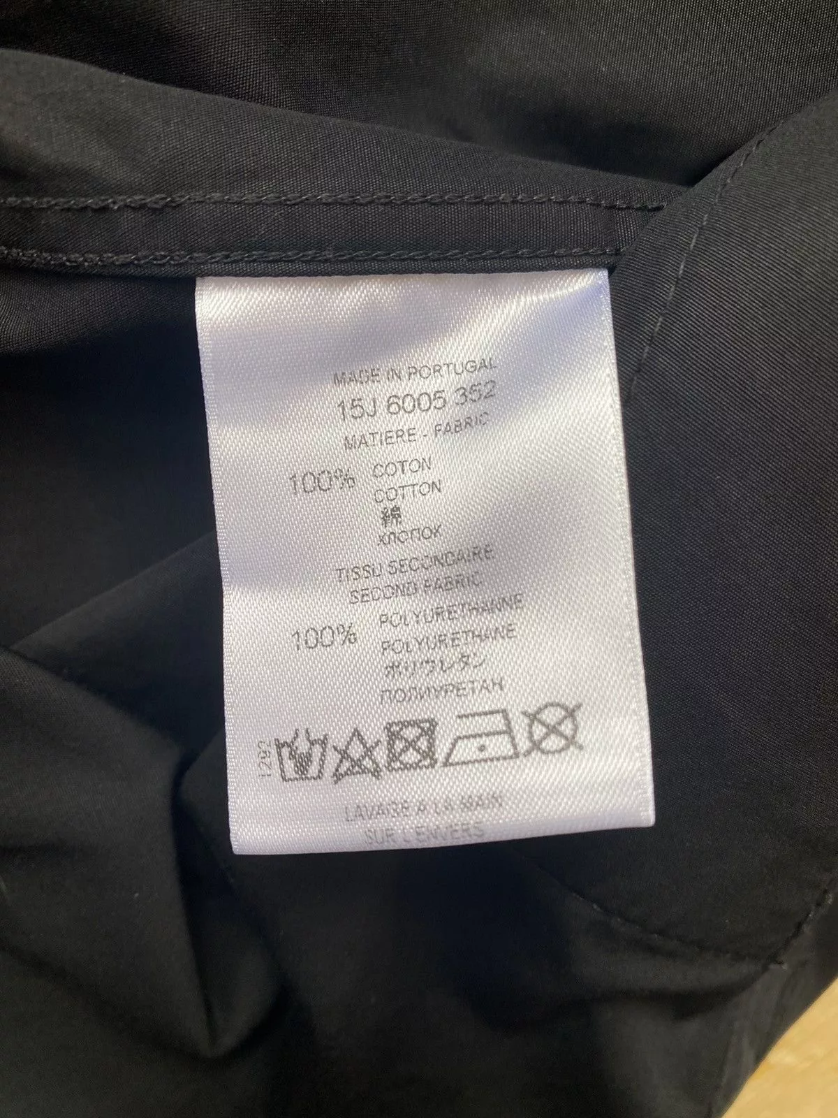 Givenchy Shirts Button Ups Givenchy SS15 Runway Leather Patch Shirt Size38/44 Black
