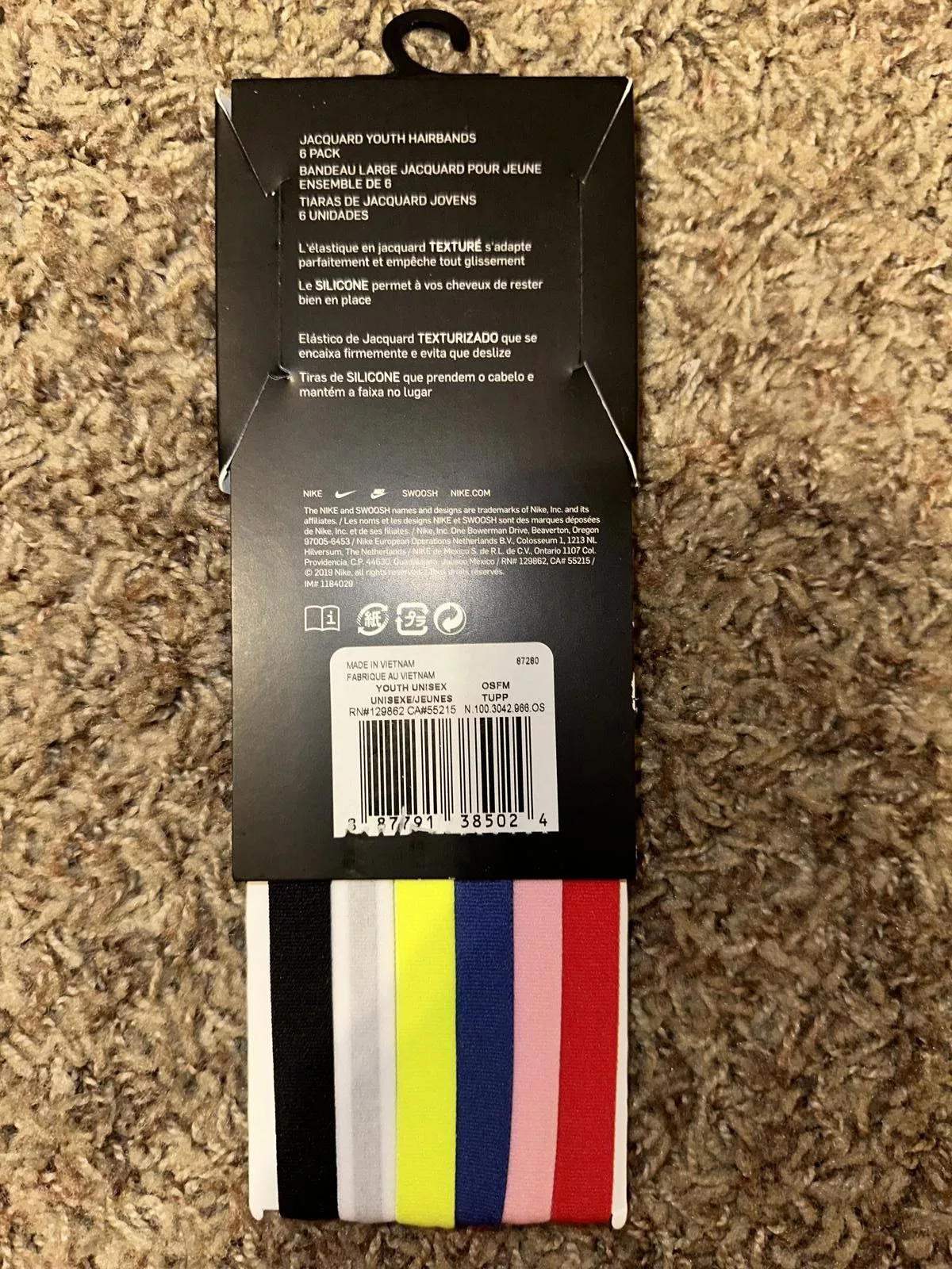 Nike Miscellaneous Nike Youth Headbands - MultiColor Black