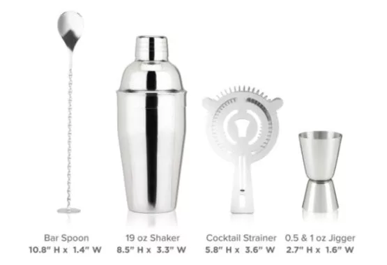 Stainless Barware Set