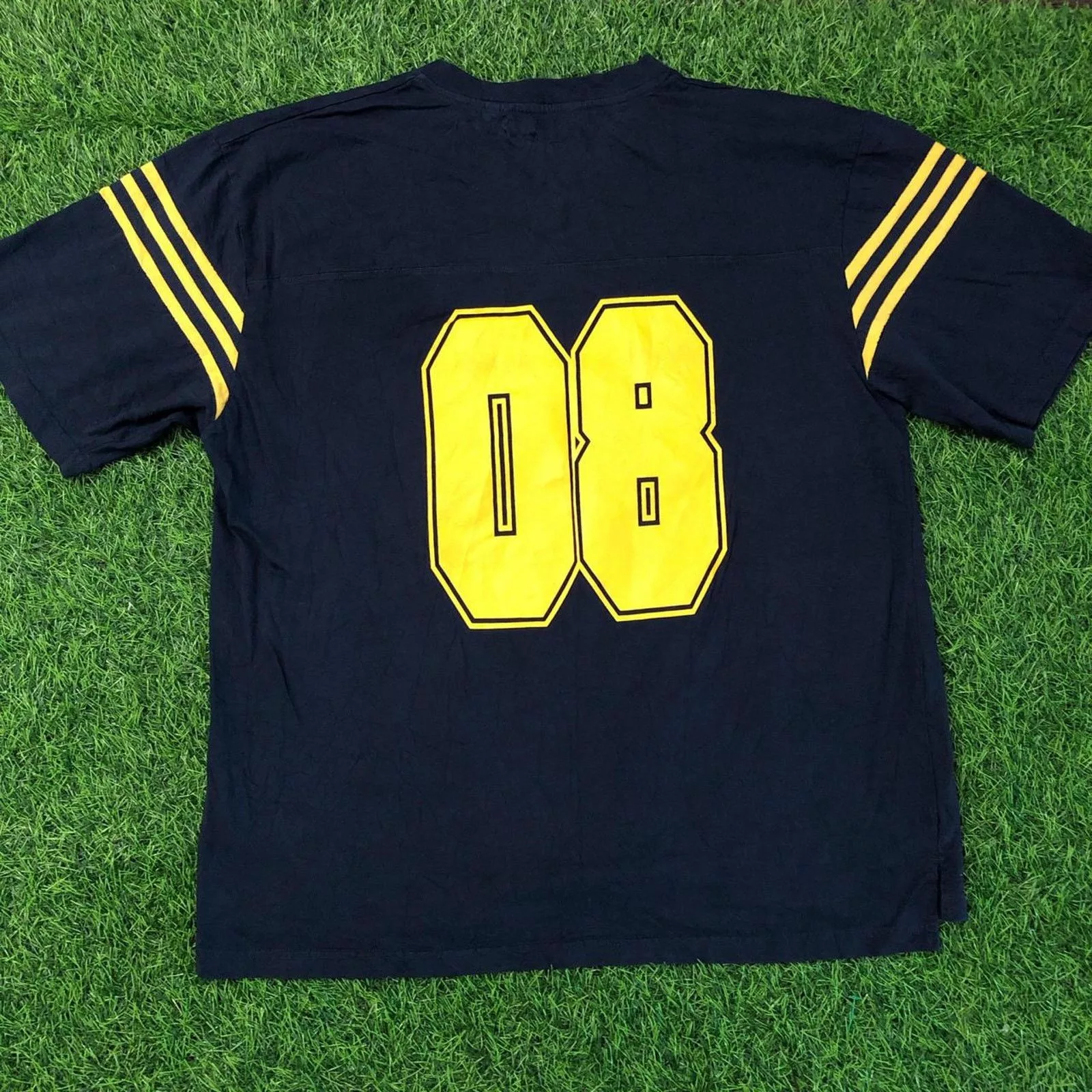 Other Short Sleeve T Shirts Other Navy CCHS Devils Football Graphic Number Tee Blue
