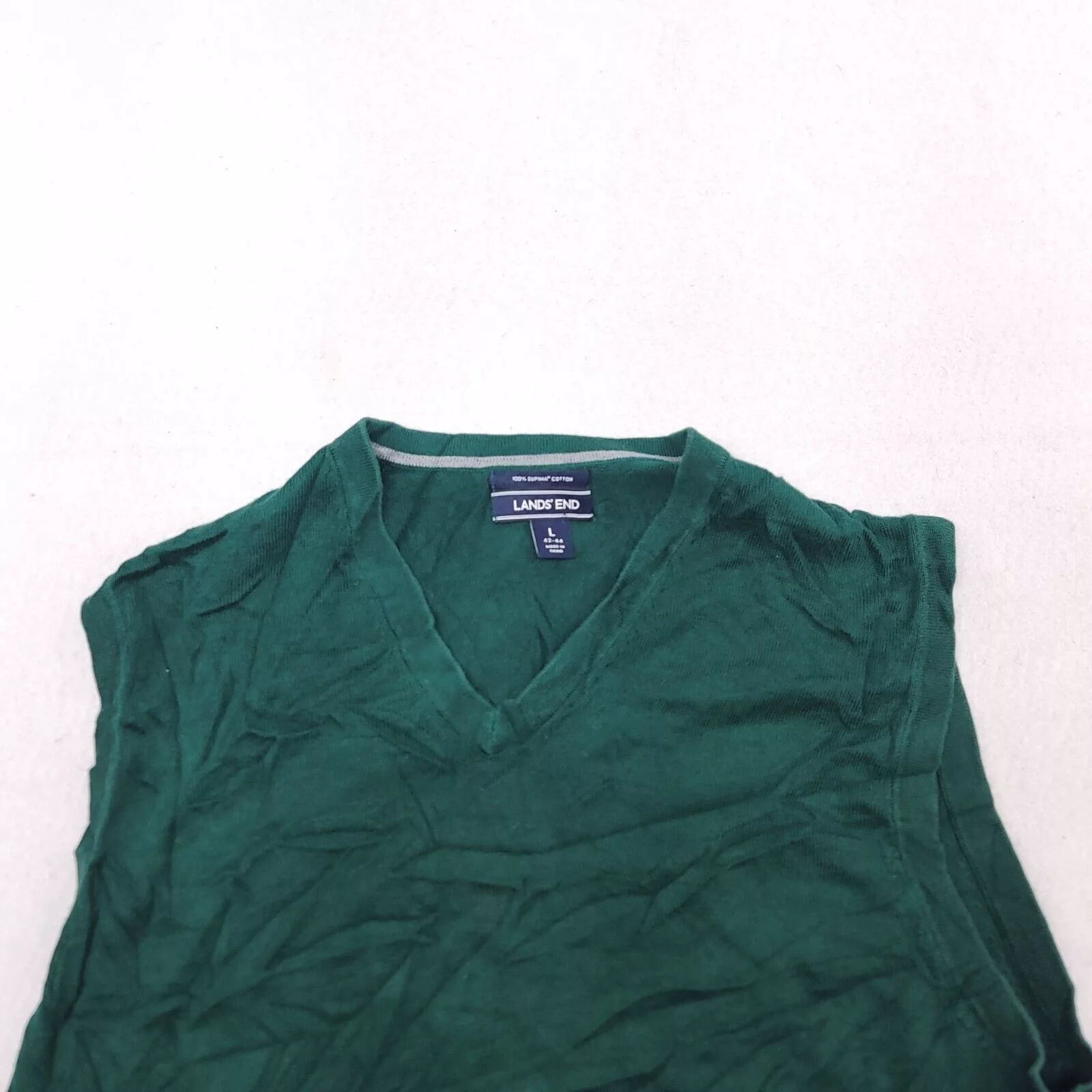 Lands' End Heavy Coats Lands' End Lands End Outdoor Pullover acket Vest Men Size Large L Green