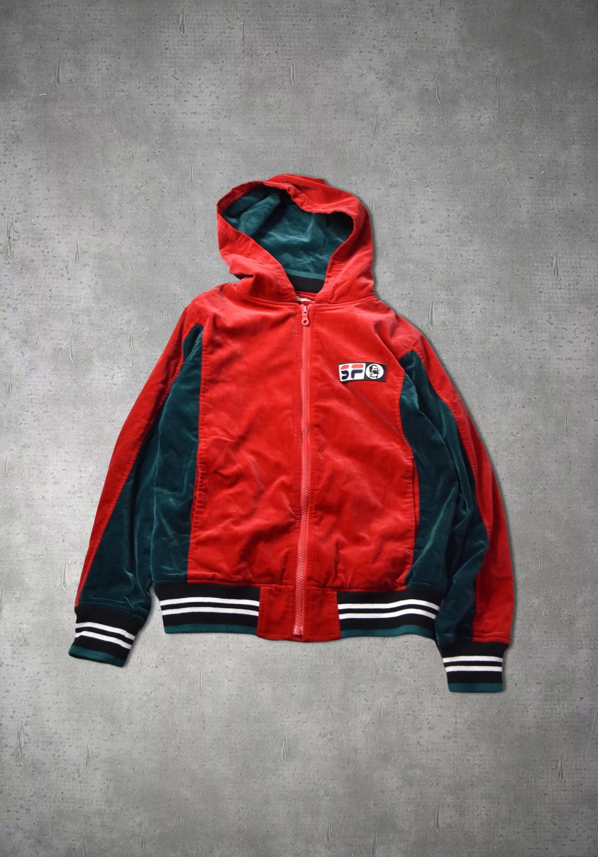 Sasquatchfabrix Sweatshirts Hoodies sasquatchfabrix/varsity hooded jacket/28788 - 839 57 Red
