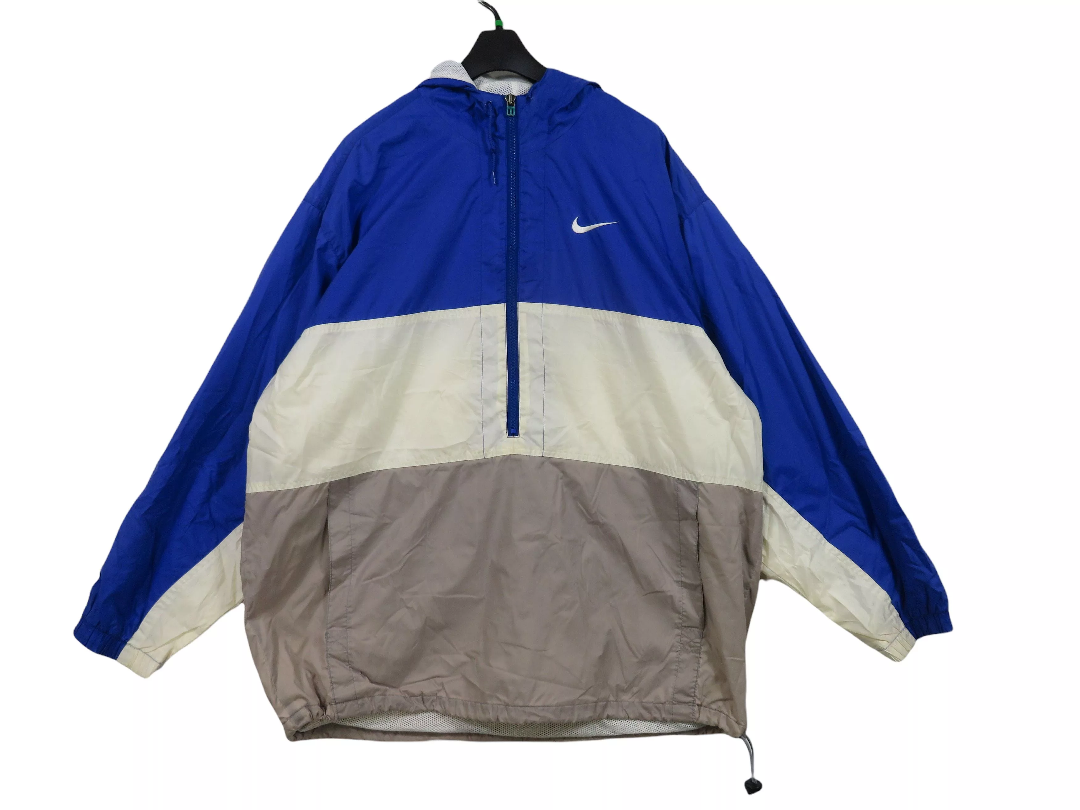 Nike Raincoats Vintage Nike Windbreaker Jacket Blue