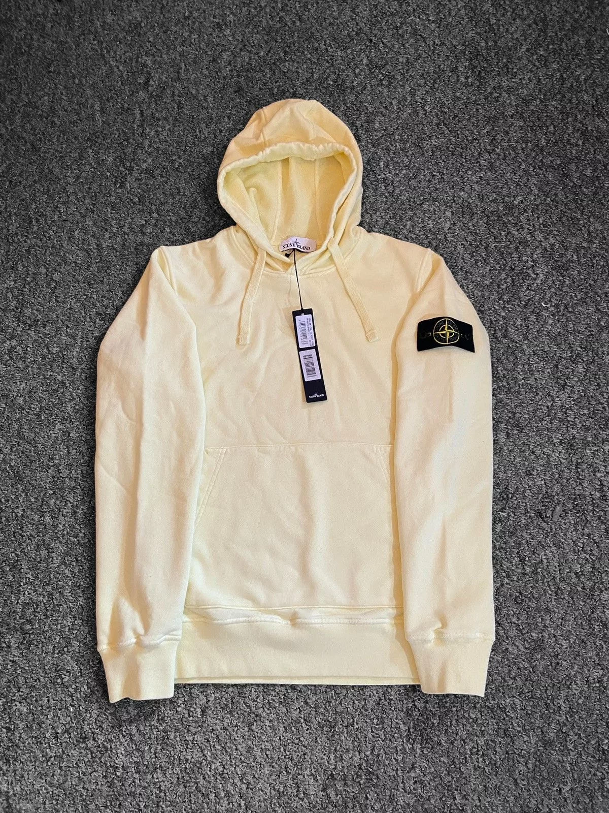 Stone Island Sweatshirts Hoodies Stone Island Yellow Hoodie