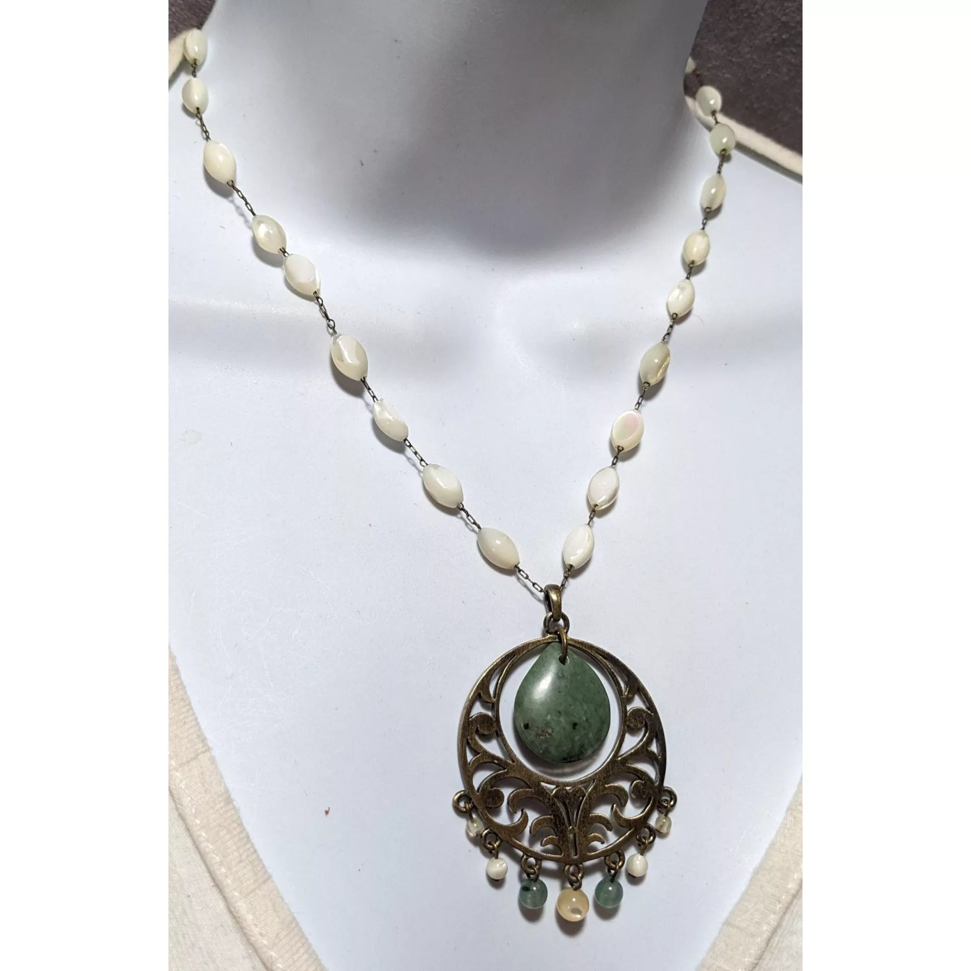 Monet Necklaces Monet Money Bohemian Shell Necklace Gold
