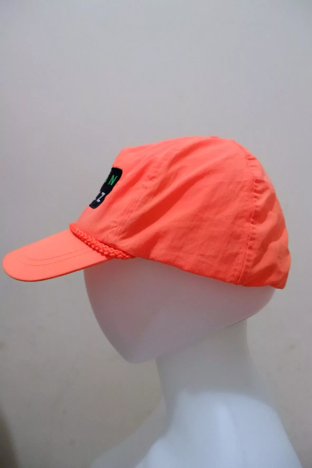 Vintage Hats Vintage Neon Buzz Hat Orange