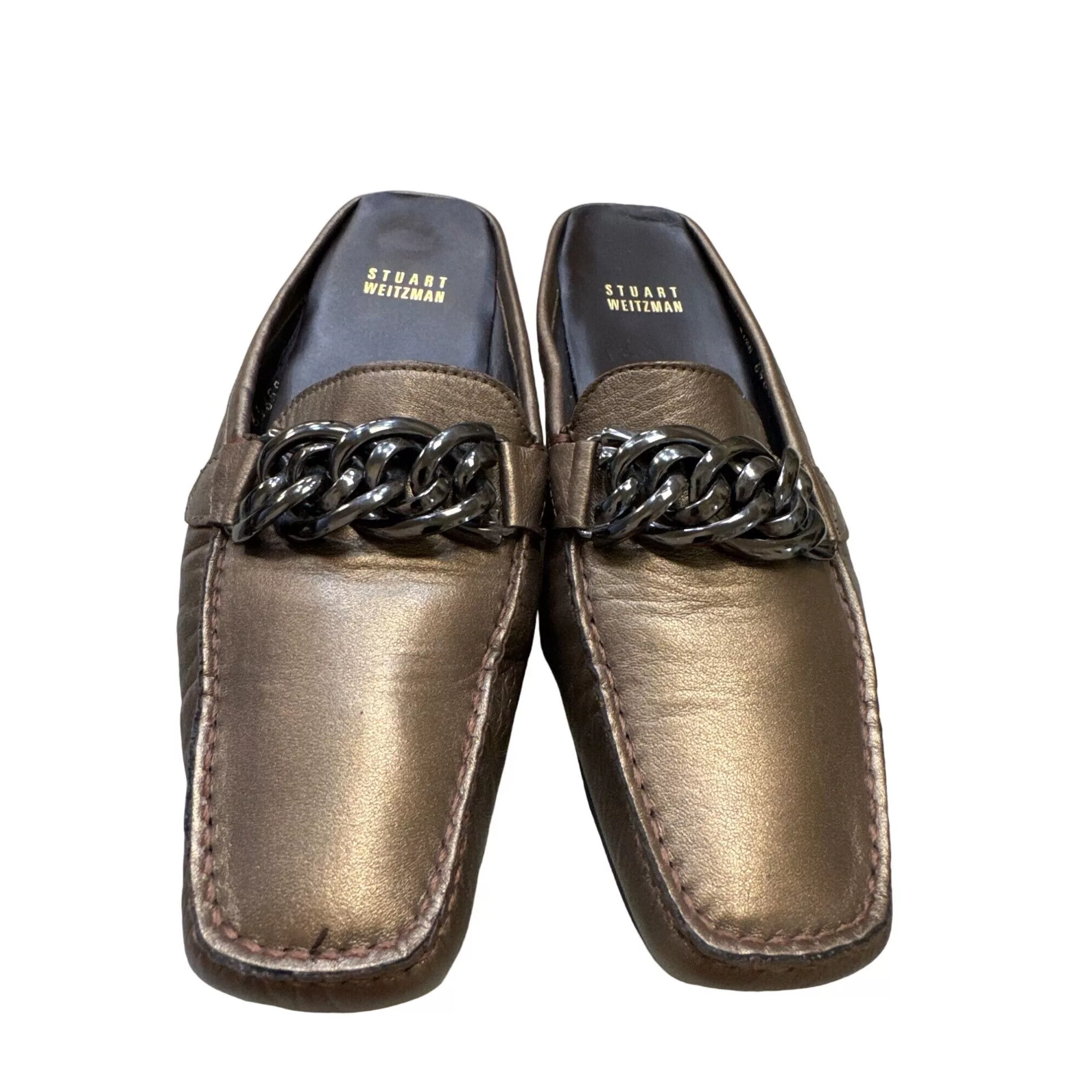 Stuart Weitzman Flats Stuart Weitzman Stuart Weizmann women’s bronze slip on shoe loafer size 8M S Multi
