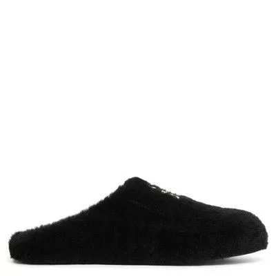 Givenchy Flats Givenchy o1srvl11e0724 4g Fur Flats in Black