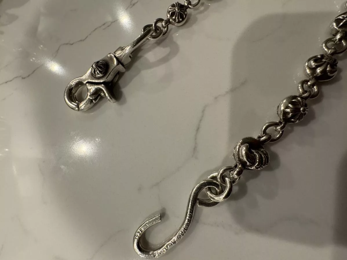 Chrome Hearts Wallets Chrome Hearts CHROME HEART WALLET CHAIN Silver
