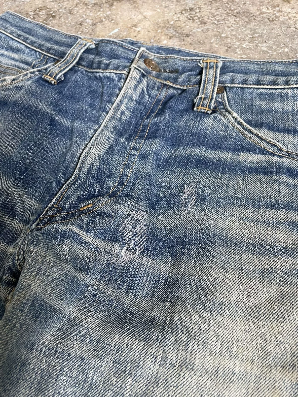Big John Denim Vintage Big John Flared Pants Blue