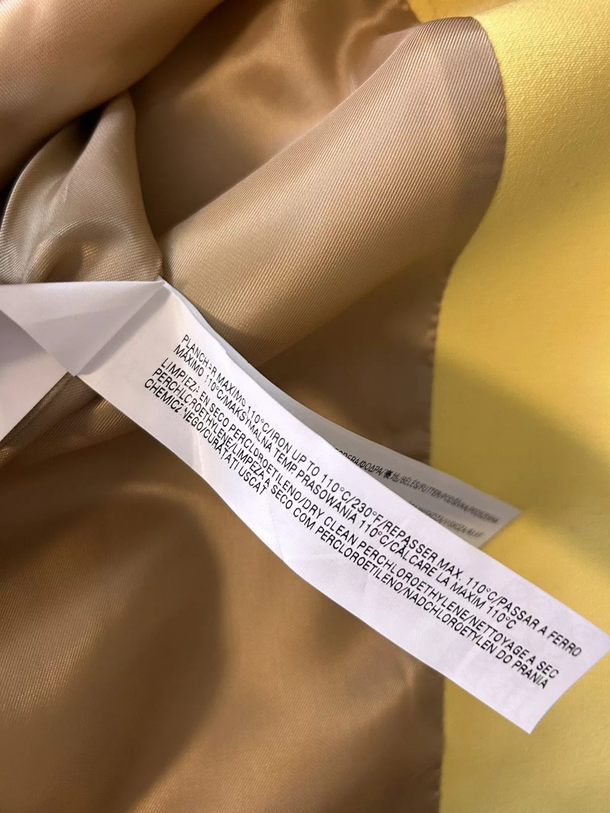 Zara Coats zara yellow coat