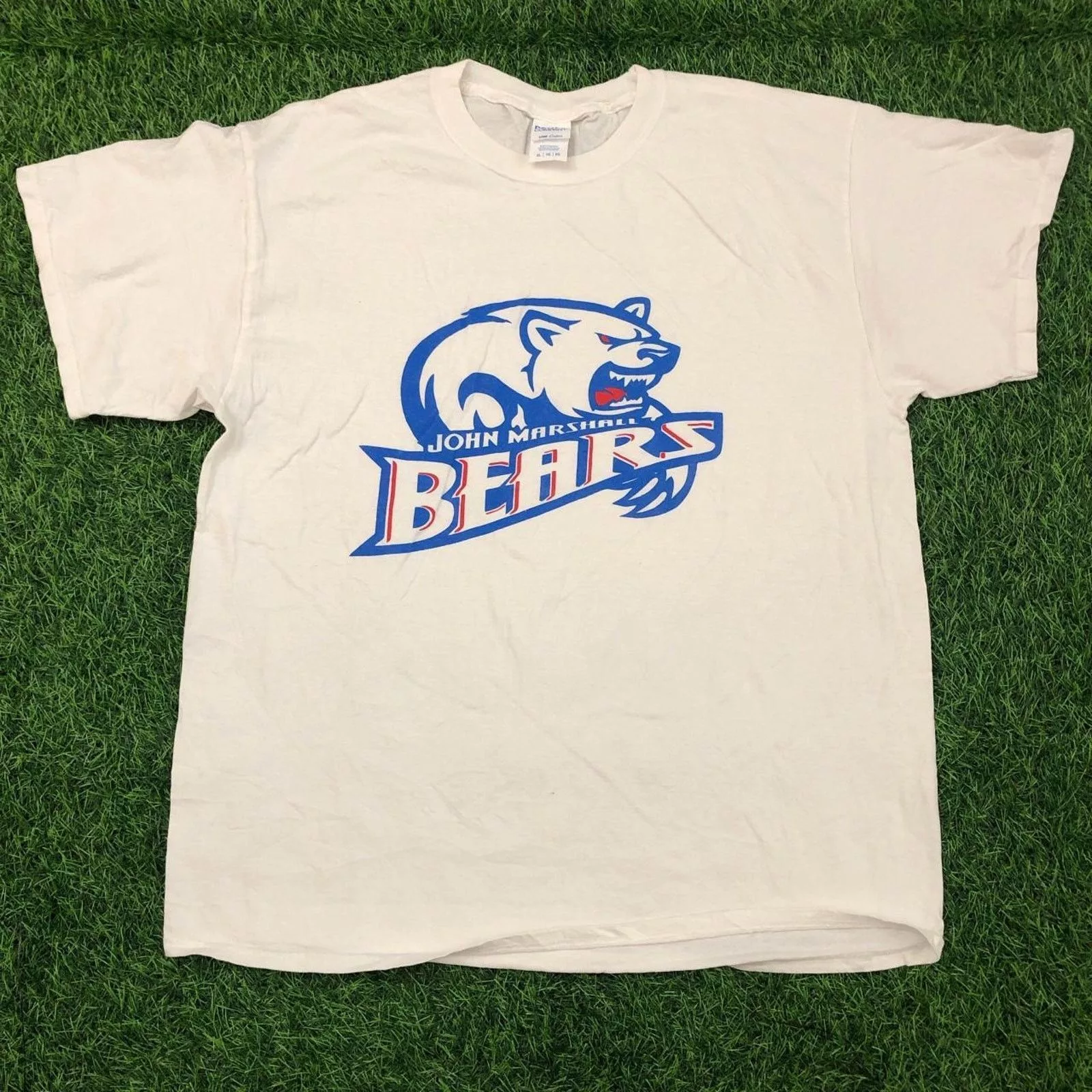Other Short Sleeve T Shirts Other Men’s White ‘John Marshall Bears’ Graphic tee