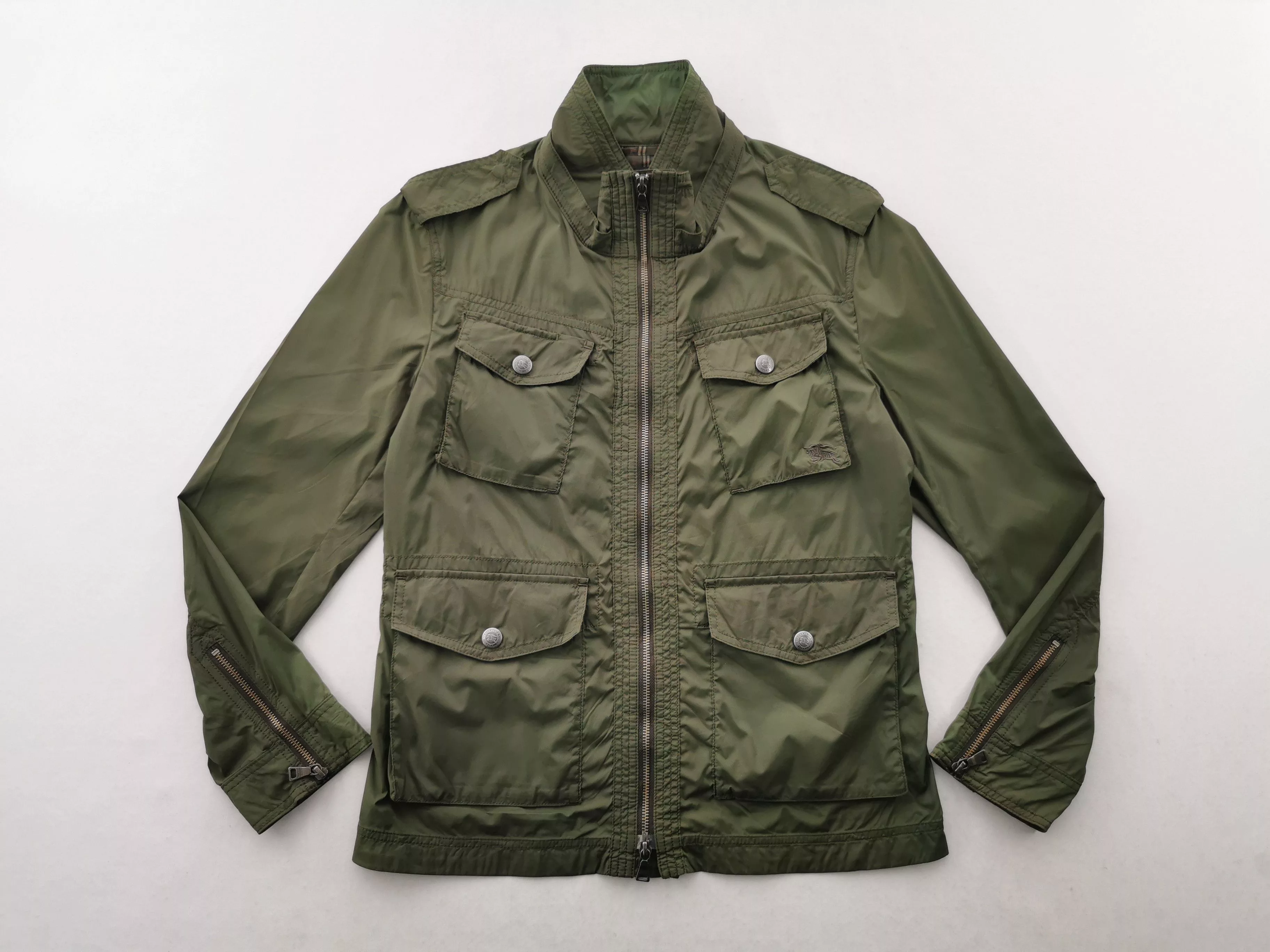 Burberry Parkas Burberry Windbreaker Parka Jacket Size L Green
