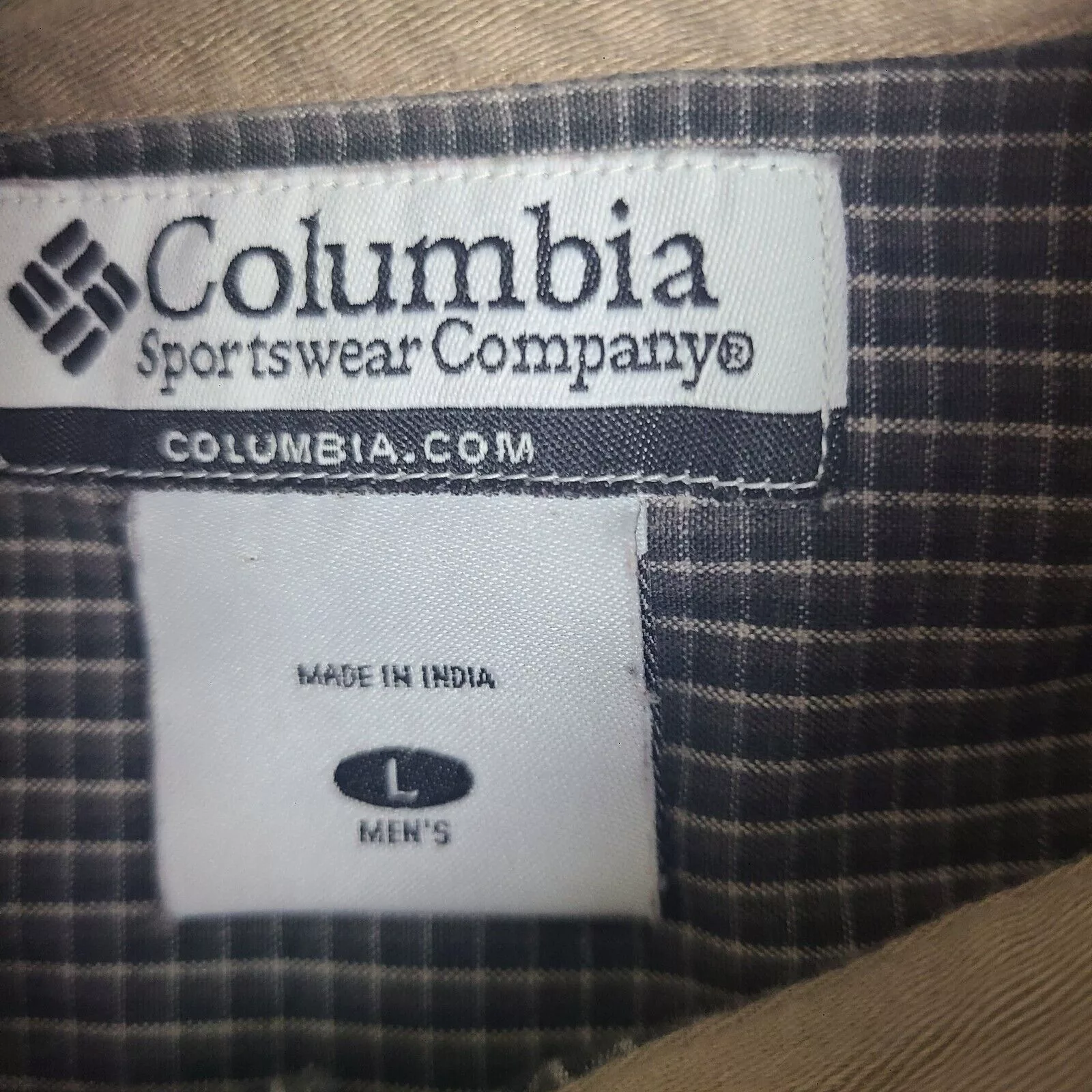 Columbia Shirts Button Ups Columbia Button Down Long Sleeve Shirts Size Large Brown Multi