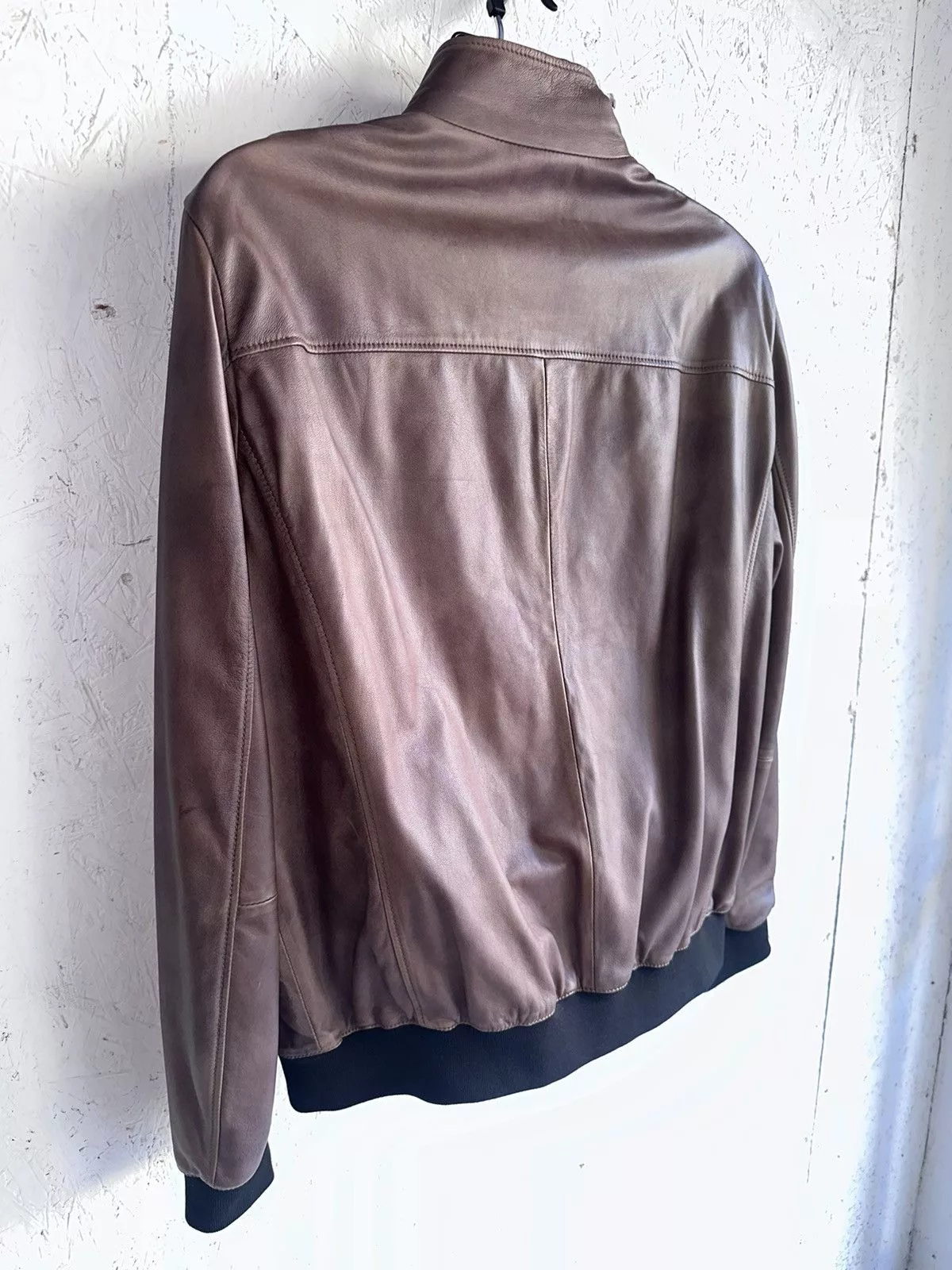 Hogan Leather Jackets Hogan Leather Jacket Brown