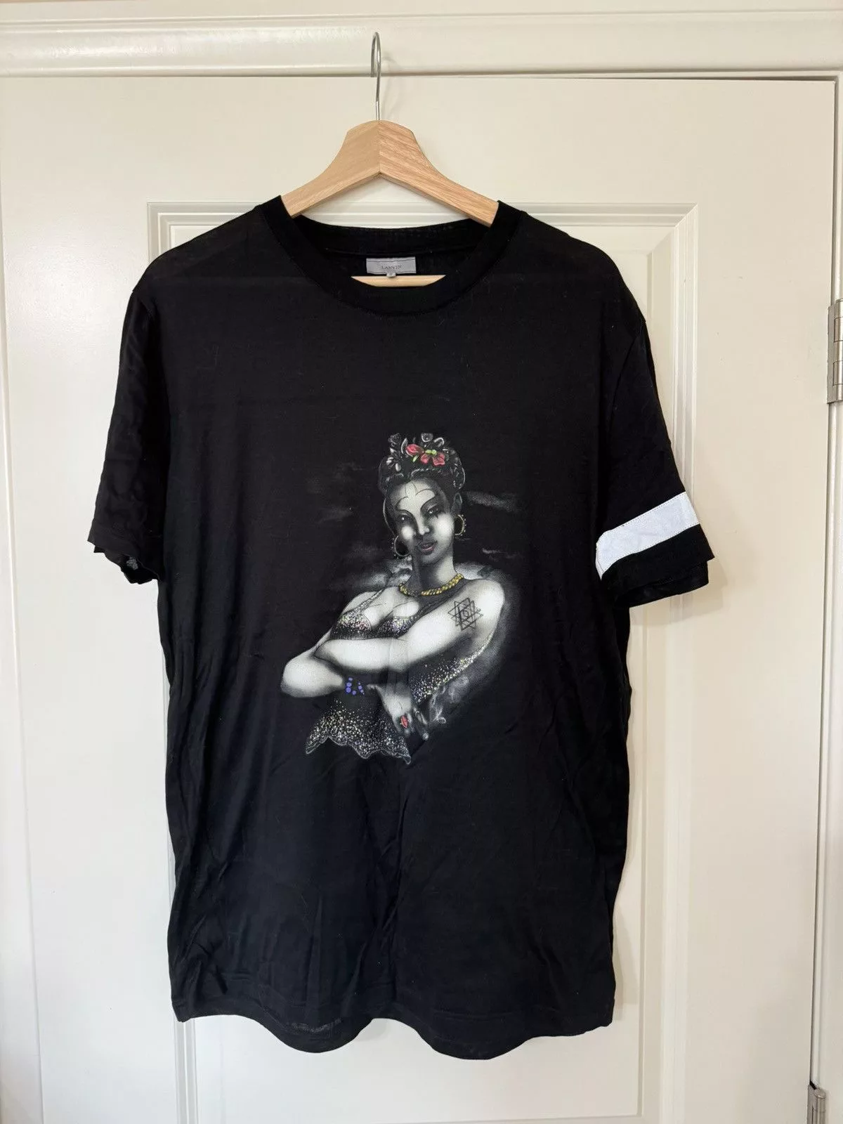 Lanvin Short Sleeve T Shirts Lanvin T-shirt - Size L Black