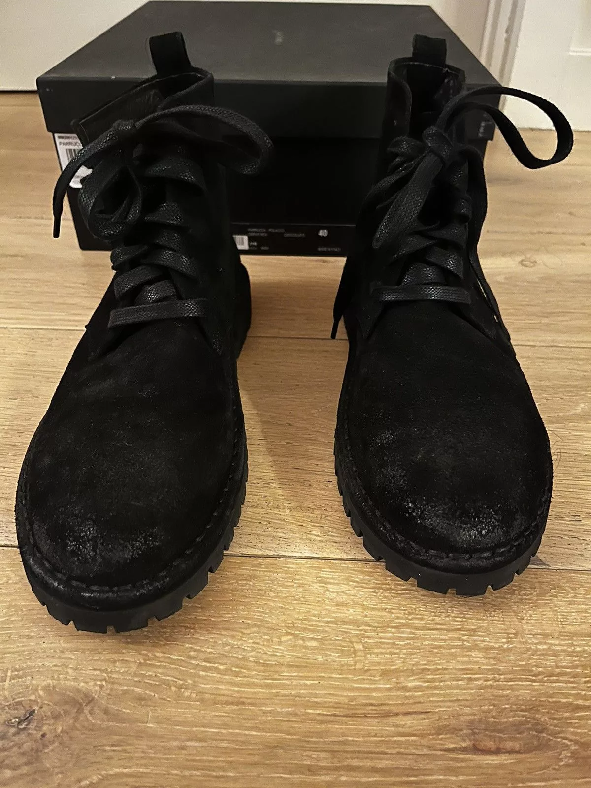 Marsell Boots Marsell Black Suede Boots 40
