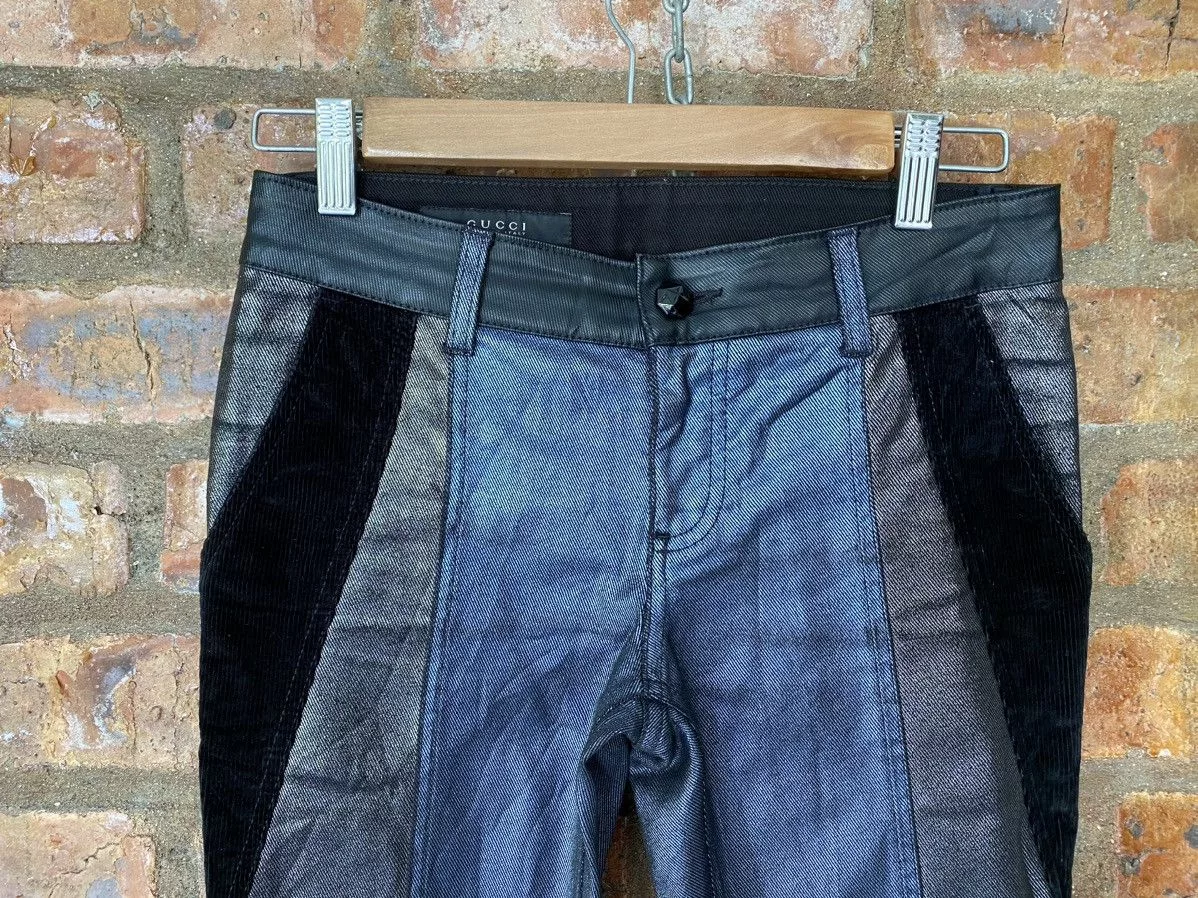 Gucci Jeans SS06 Gucci Wax Coated pants Multi