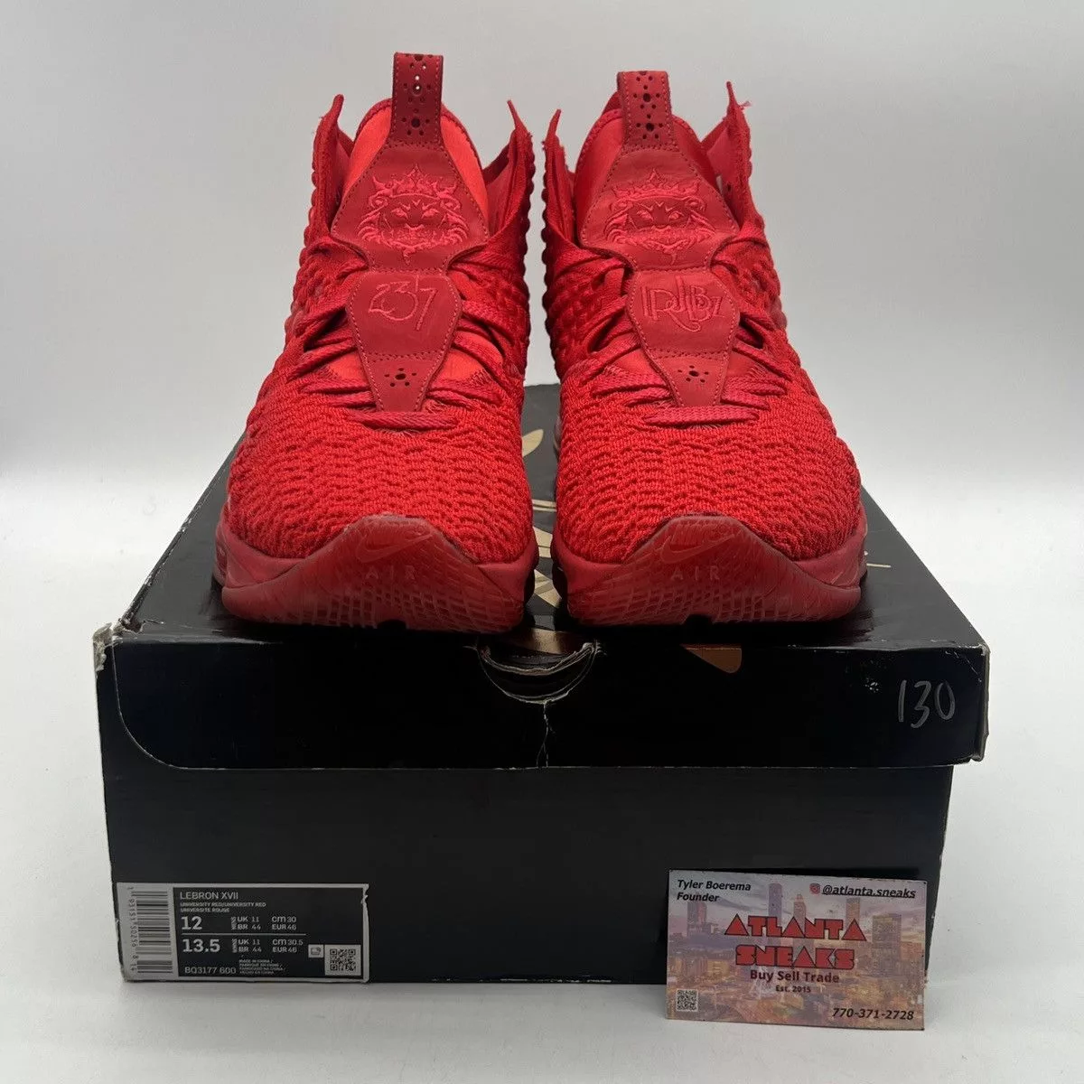 Nike Hi Top Sneakers Nike Lebron 17 red carpet